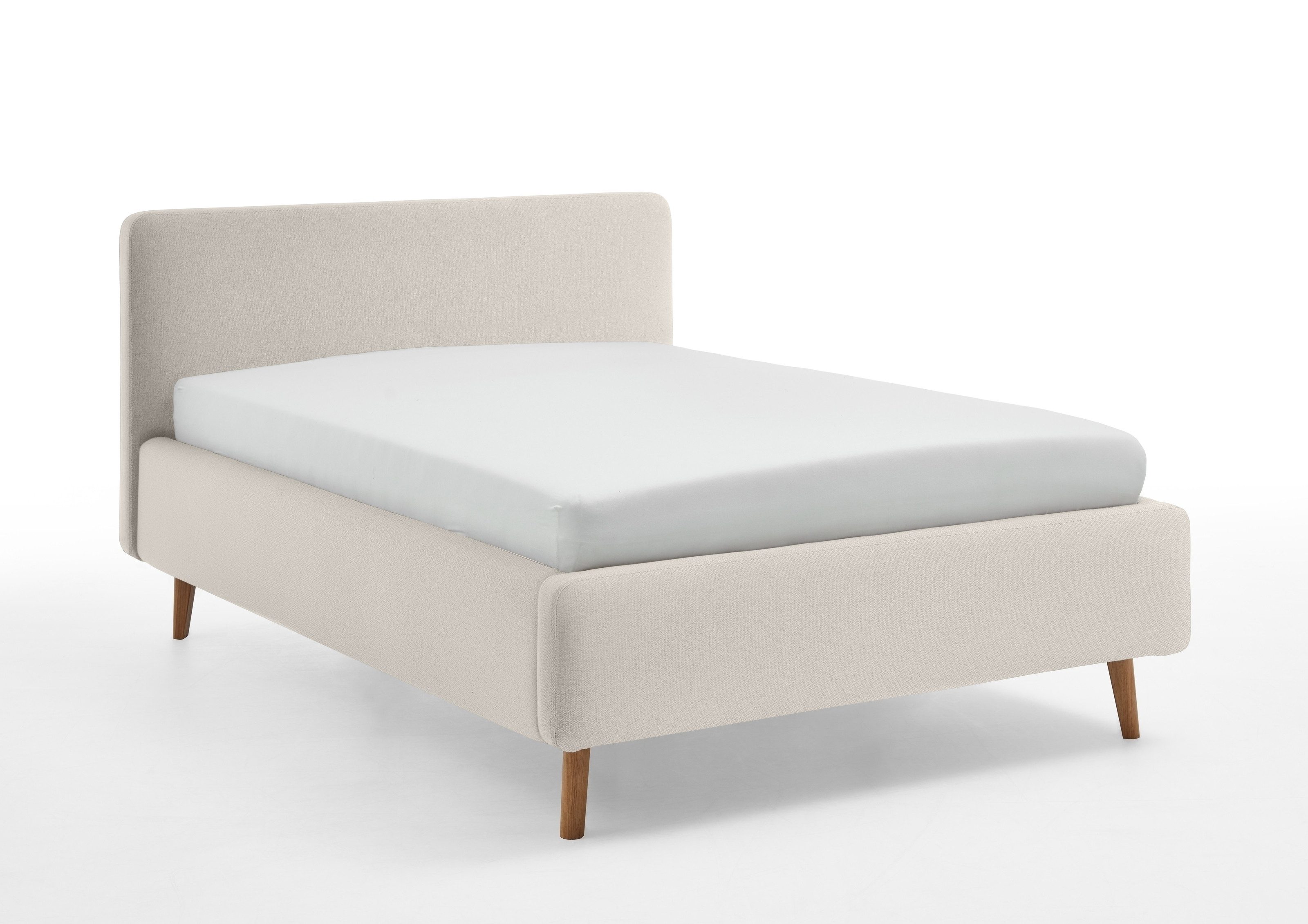 freiraum Polsterbett Mattis, Liegefläche 140x200cm, Nordic Ivory, Stellmaß: 161x105x218cm (BxHxT)