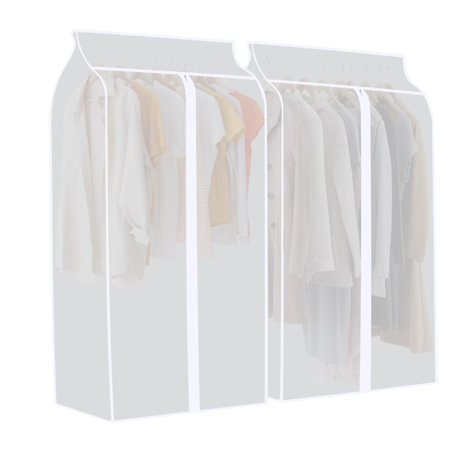 Mutig Kleiderständer 2 Stück Staubdichte Kleidersäcke mit Reißverschluss, K günstig online kaufen