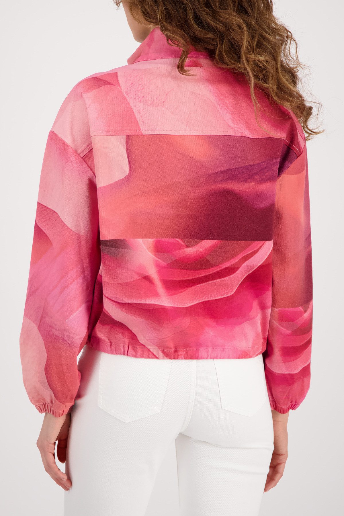 Monari Blouson Jacke allover Regular fit mit Allover-Muster