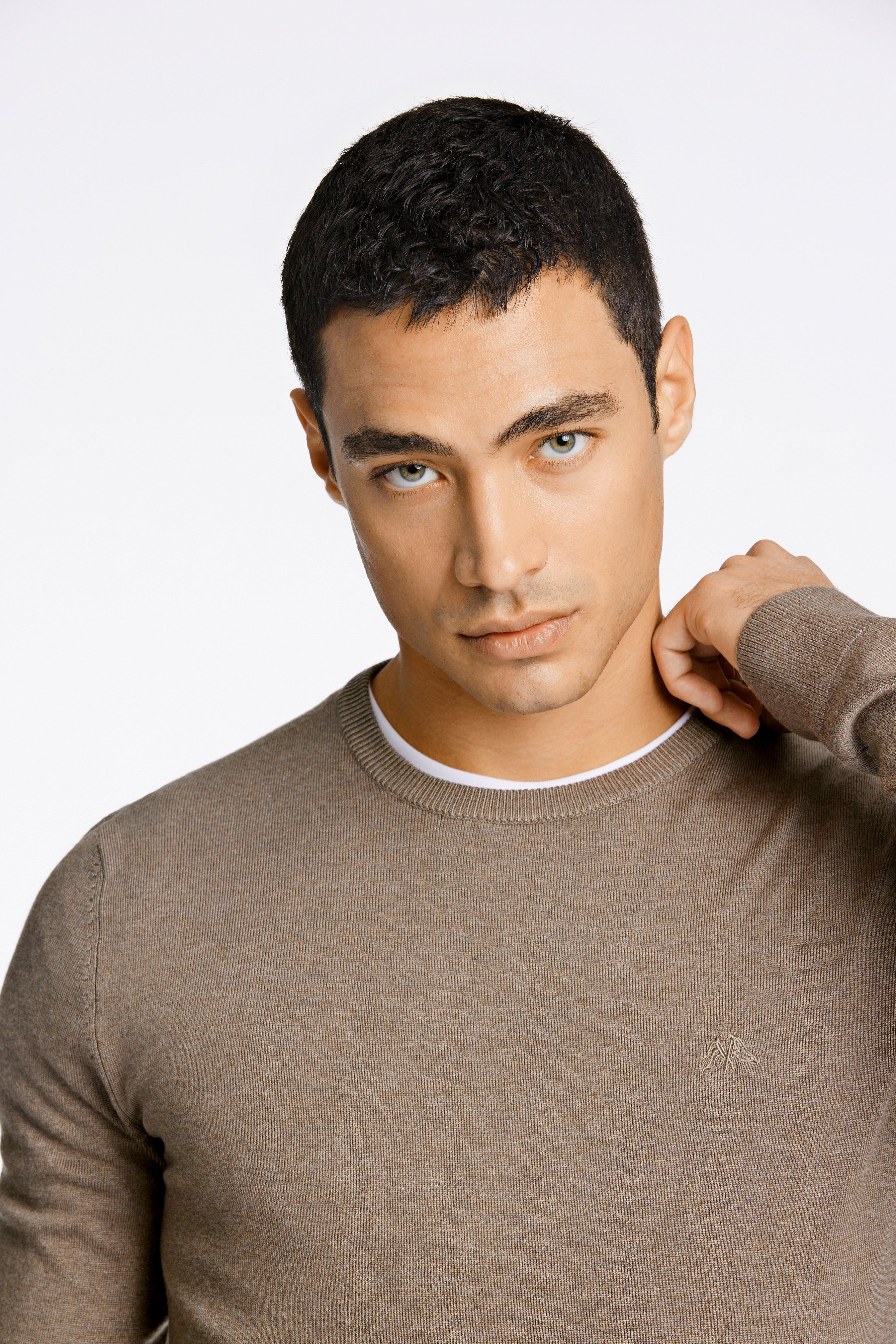 LINDBERGH Strickpullover mit Logo-Stickerei