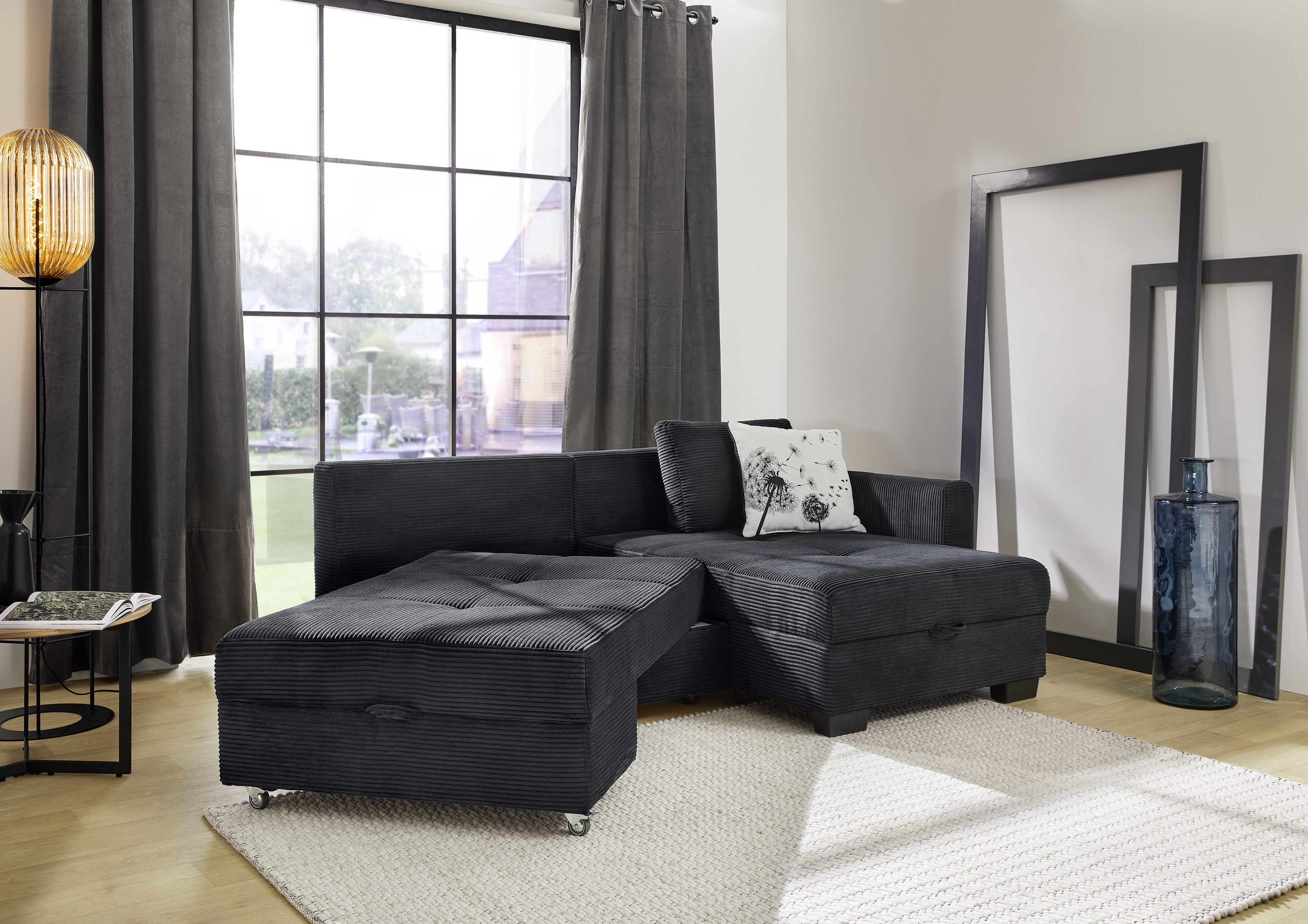 Jockenhöfer Gruppe Ecksofa Fantasy L-Form, B: 247 cm, Dreh-Schwenk-Ottomane günstig online kaufen