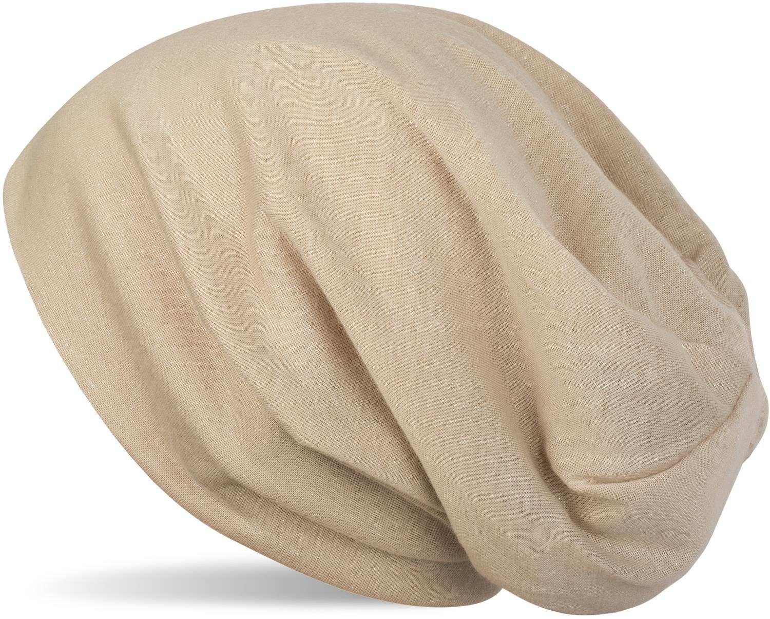 styleBREAKER Beanie Beanie mit All Over Glitzer (1-St) günstig online kaufen