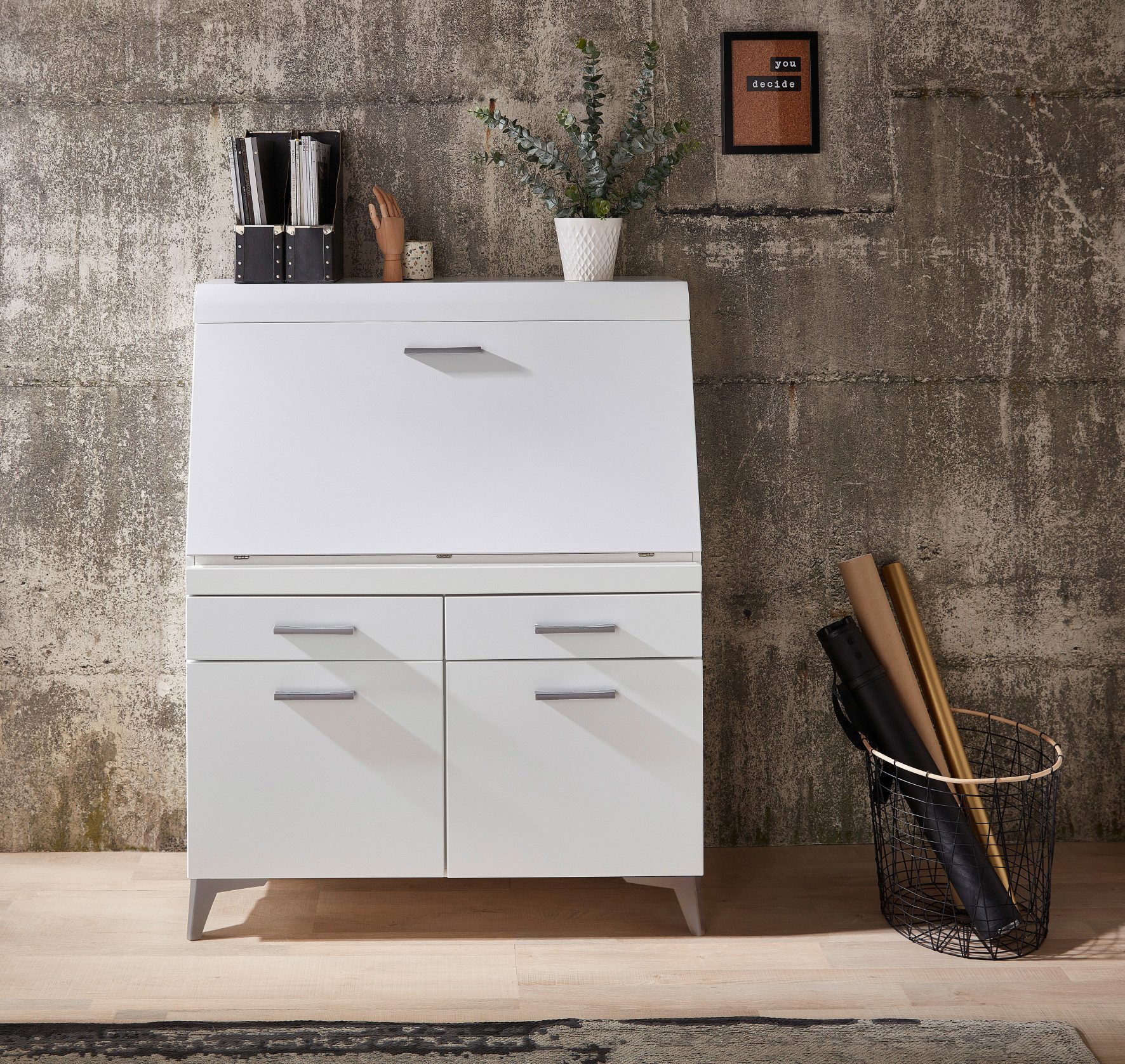 Innostyle Sekretär SECRET, Stauraumschrank, mit Monitor-/Laptopfach, günstig online kaufen