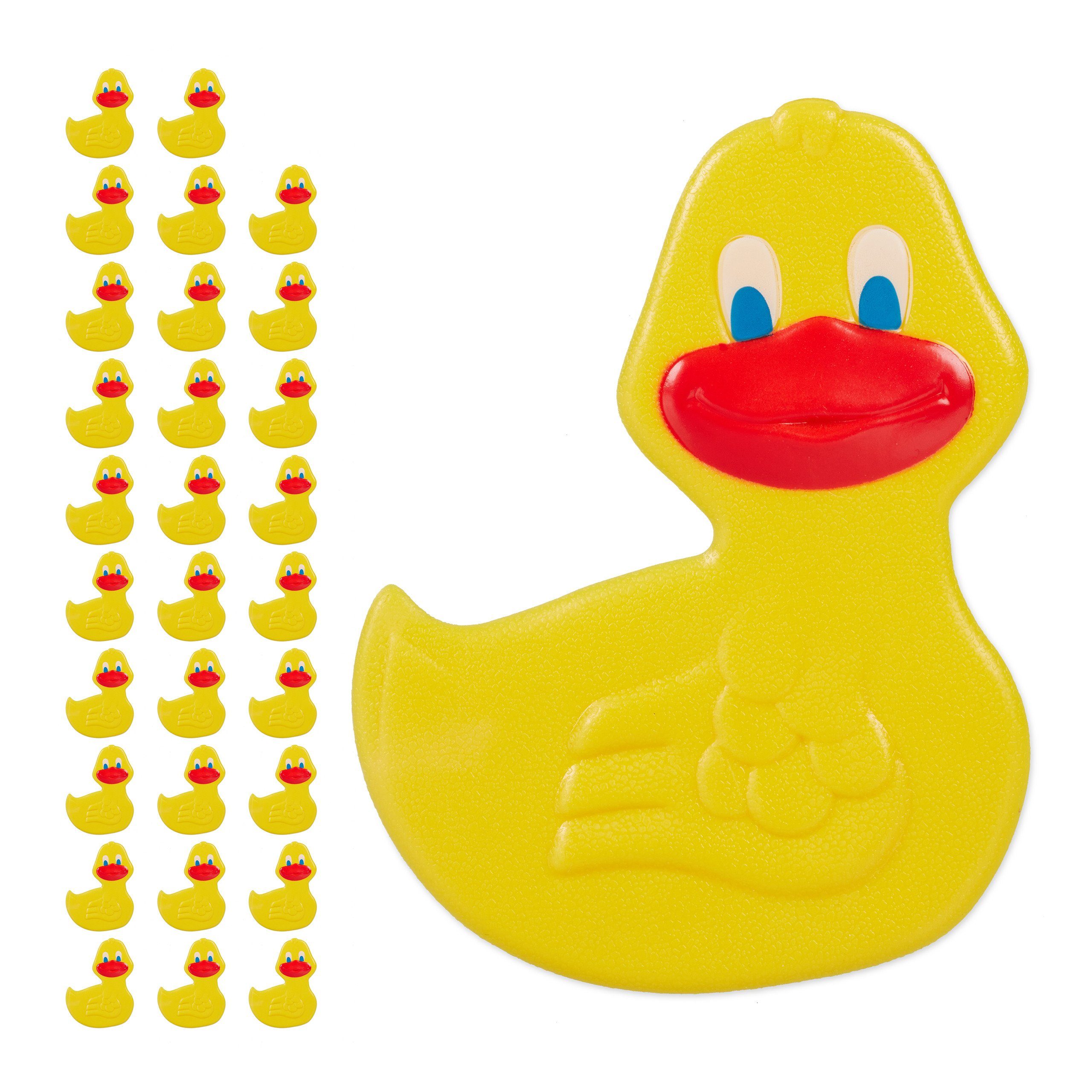 relaxdays Antirutsch-Aufkleber »30 x Badewannen Sticker Ente«, B: 10 cm, L:  3 cm