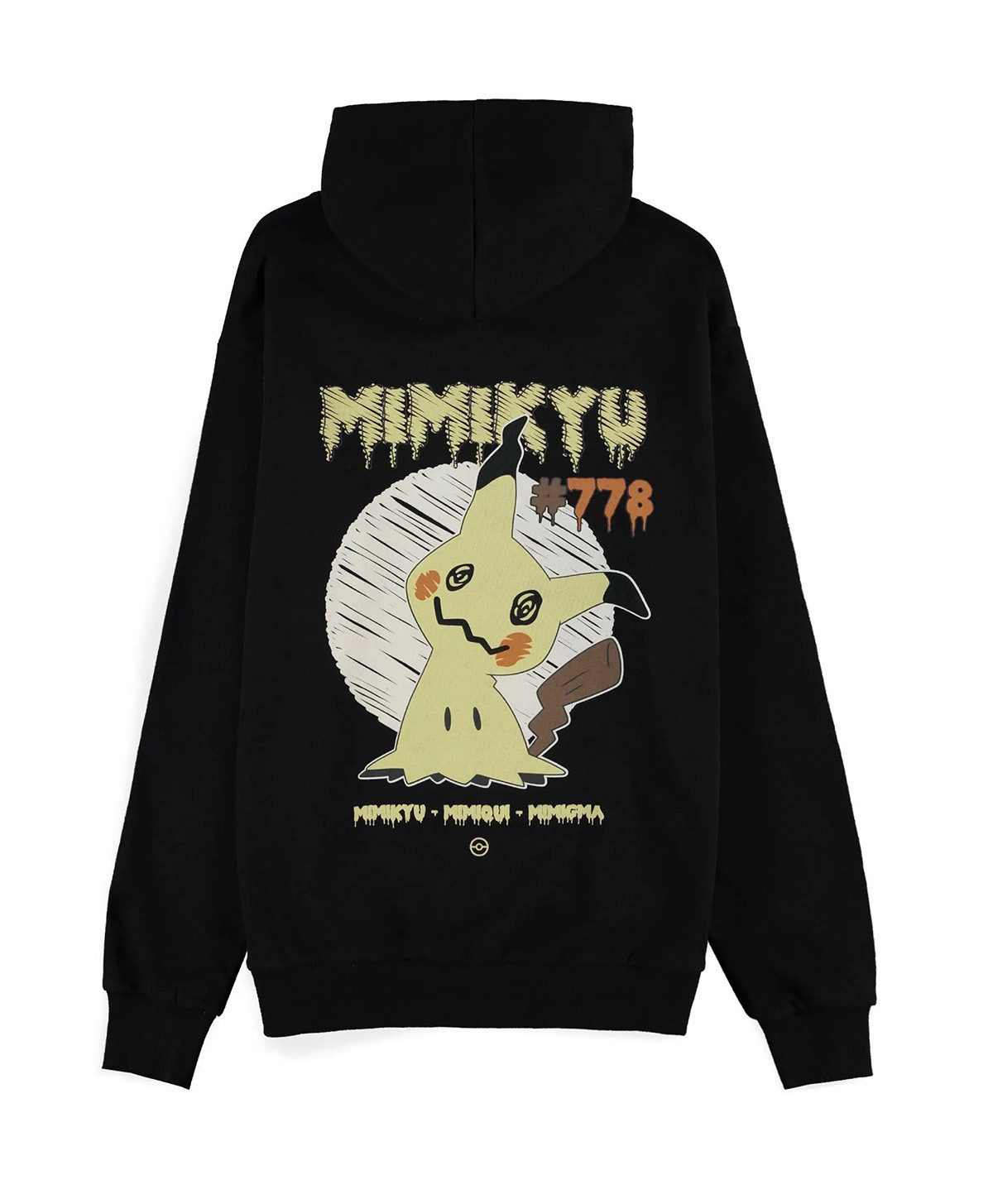POKÉMON Kapuzensweatshirt Mimikyu Mimigma Hoodie, gerippter Bund an ...