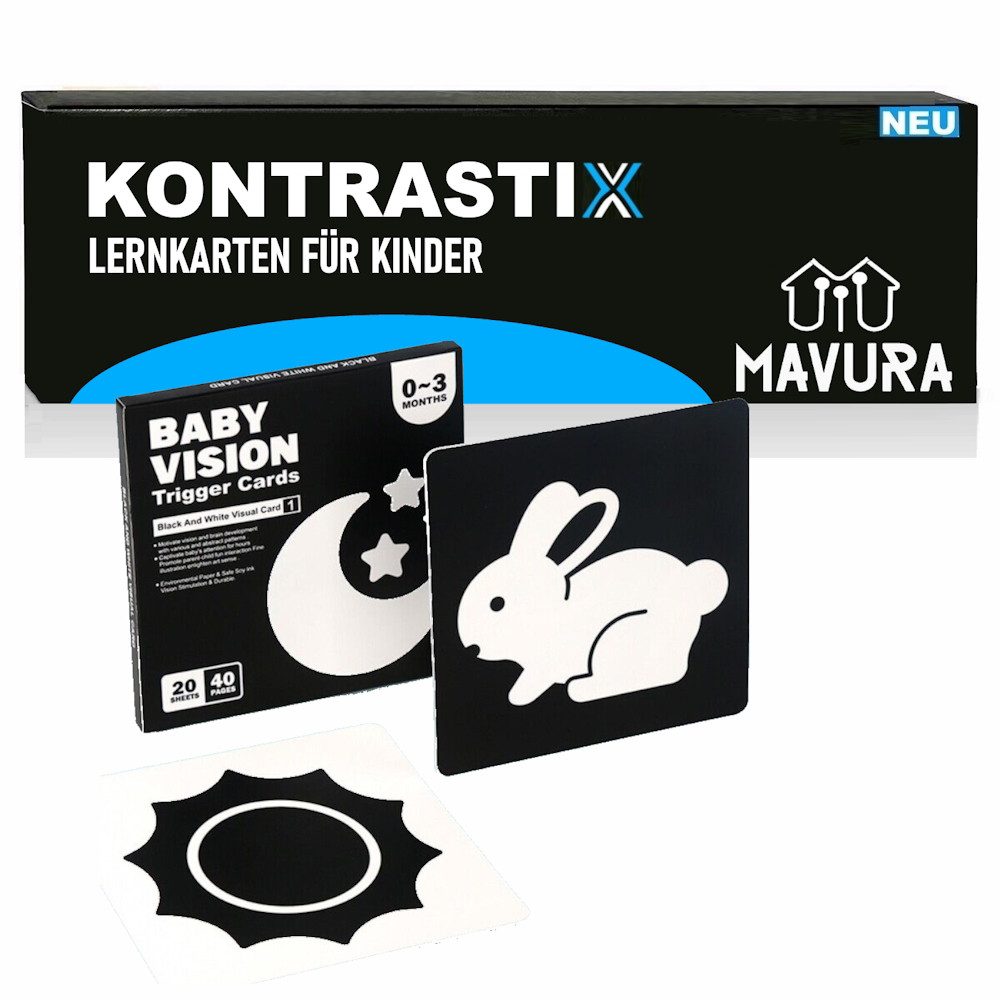 MAVURA Lernspielzeug KONTRASTIX Schwarz & Weiße günstig online kaufen