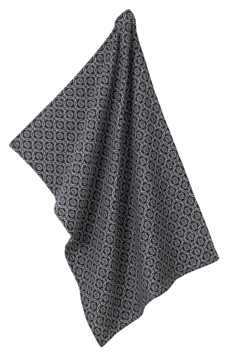kela Geschirrtuch GIANNA, Schwarz, Grau, B 50 cm x L 70 cm