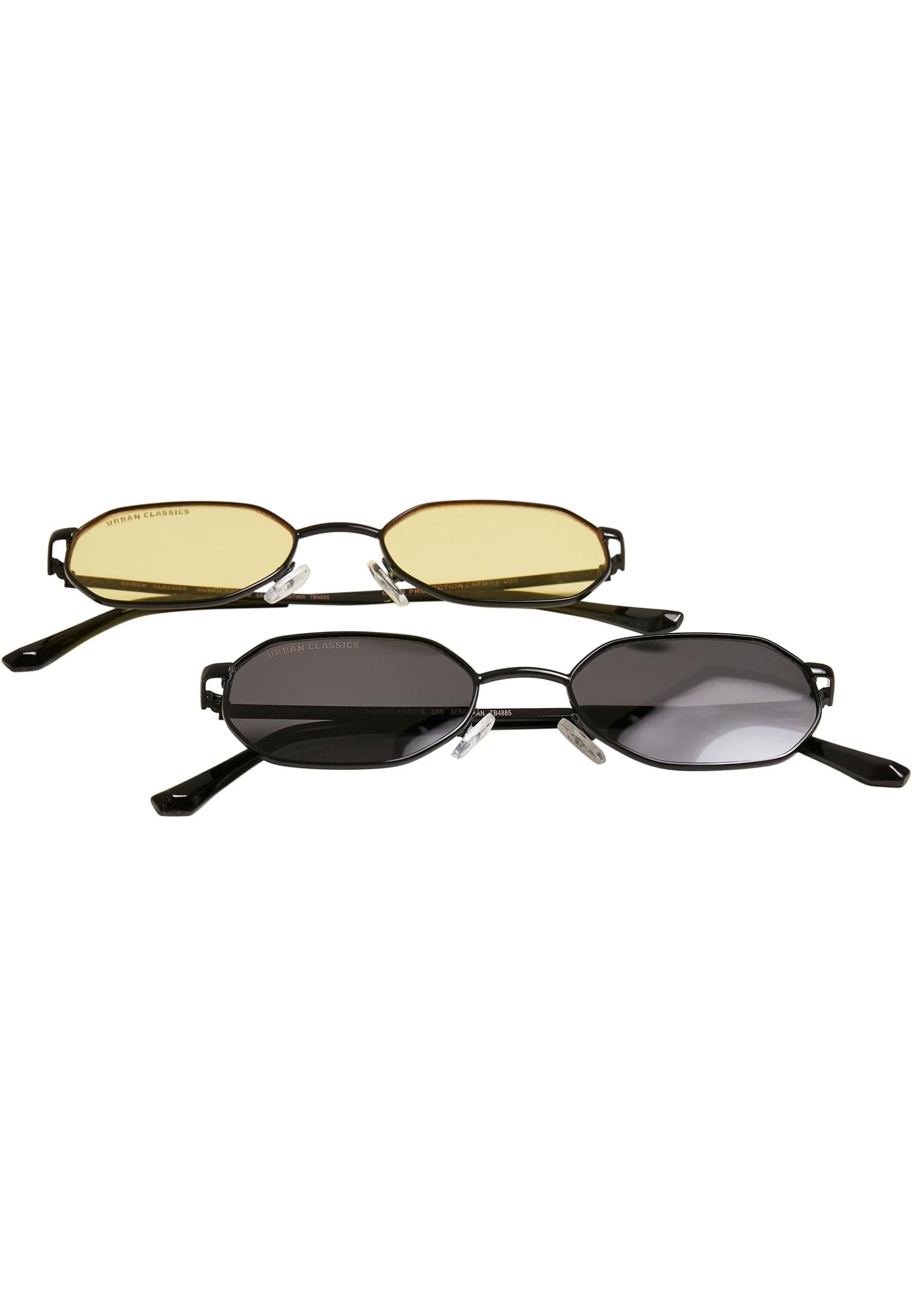 URBAN CLASSICS Sonnenbrille Unisex 2-Pack San Sunglasses Sebastian
