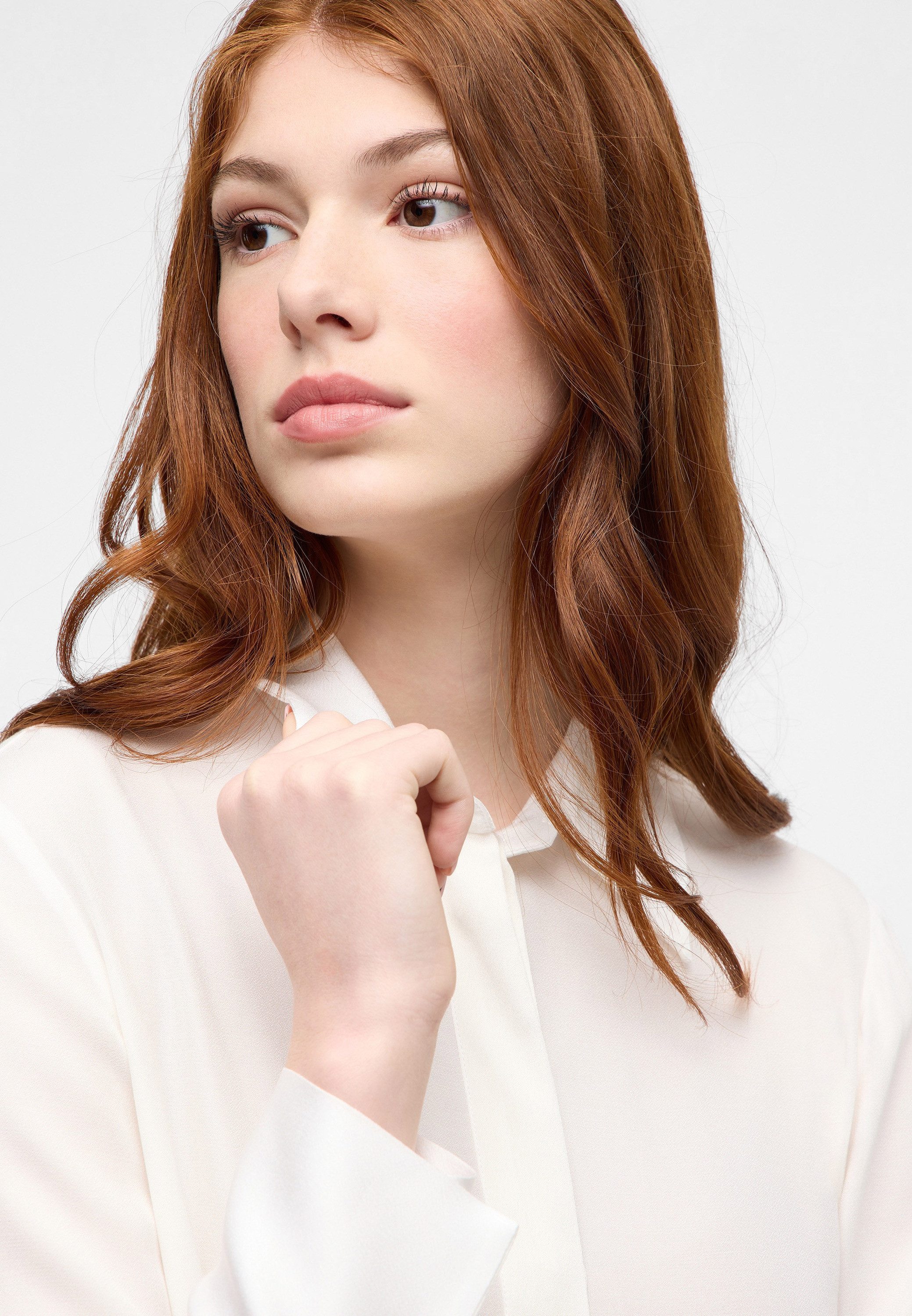 Eterna Hemdbluse LOOSE FIT EASY IRON (bügelleicht)