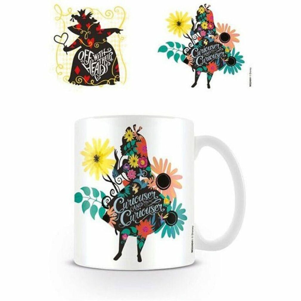PYRAMID Geschirr-Set Disney Tasse Alice in Wonderland Curiouser