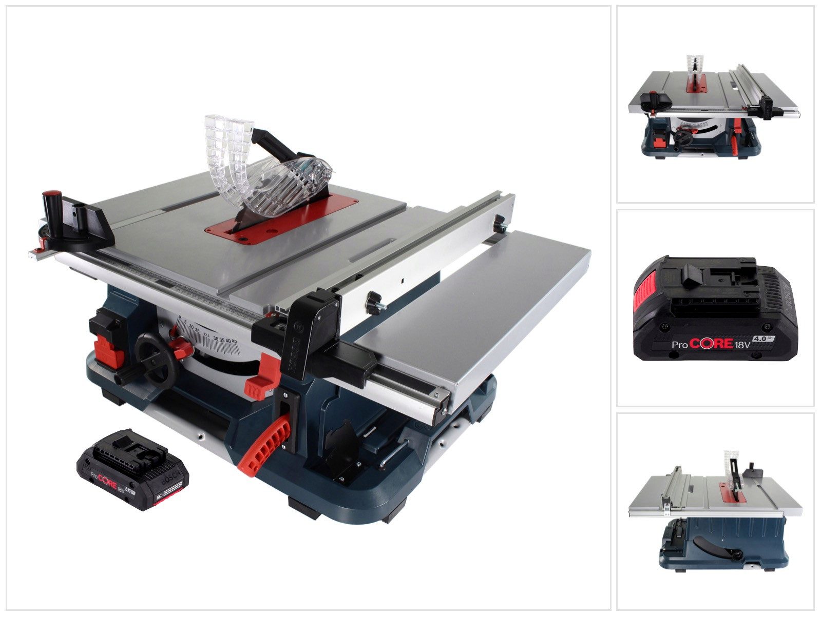 Bosch Professional Akku-Tischkreissäge GTS 18V-216 Professional Akku Tischkreissäge 18 V 216 mm Biturbo Brus
