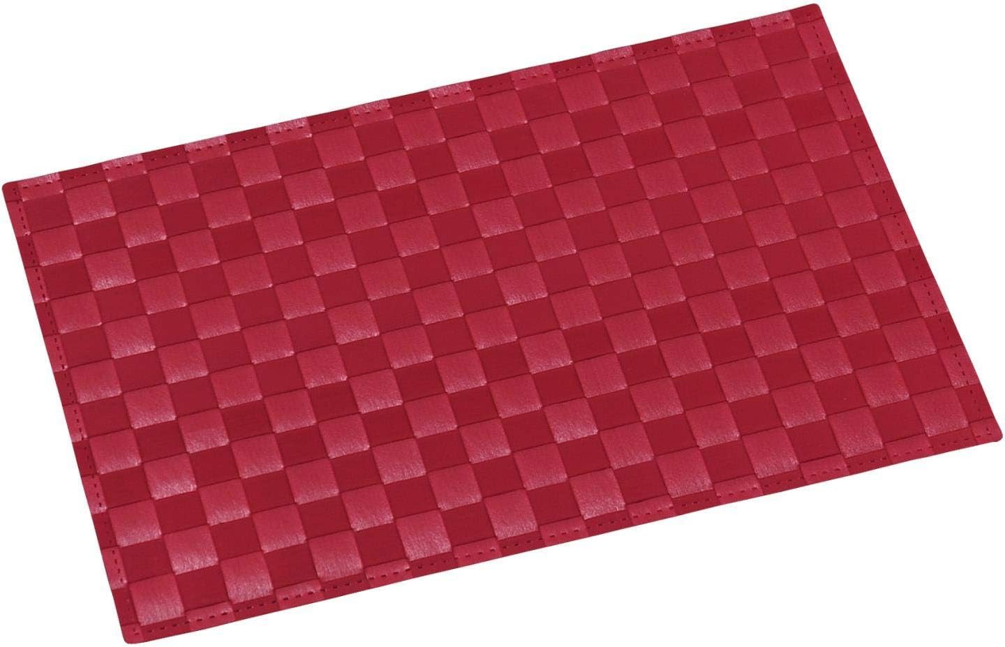 KESPER® Platzset Tischset, Polyurethan/Baumwolle rot 43 x 30,5 x 0,1 cm, (1 günstig online kaufen