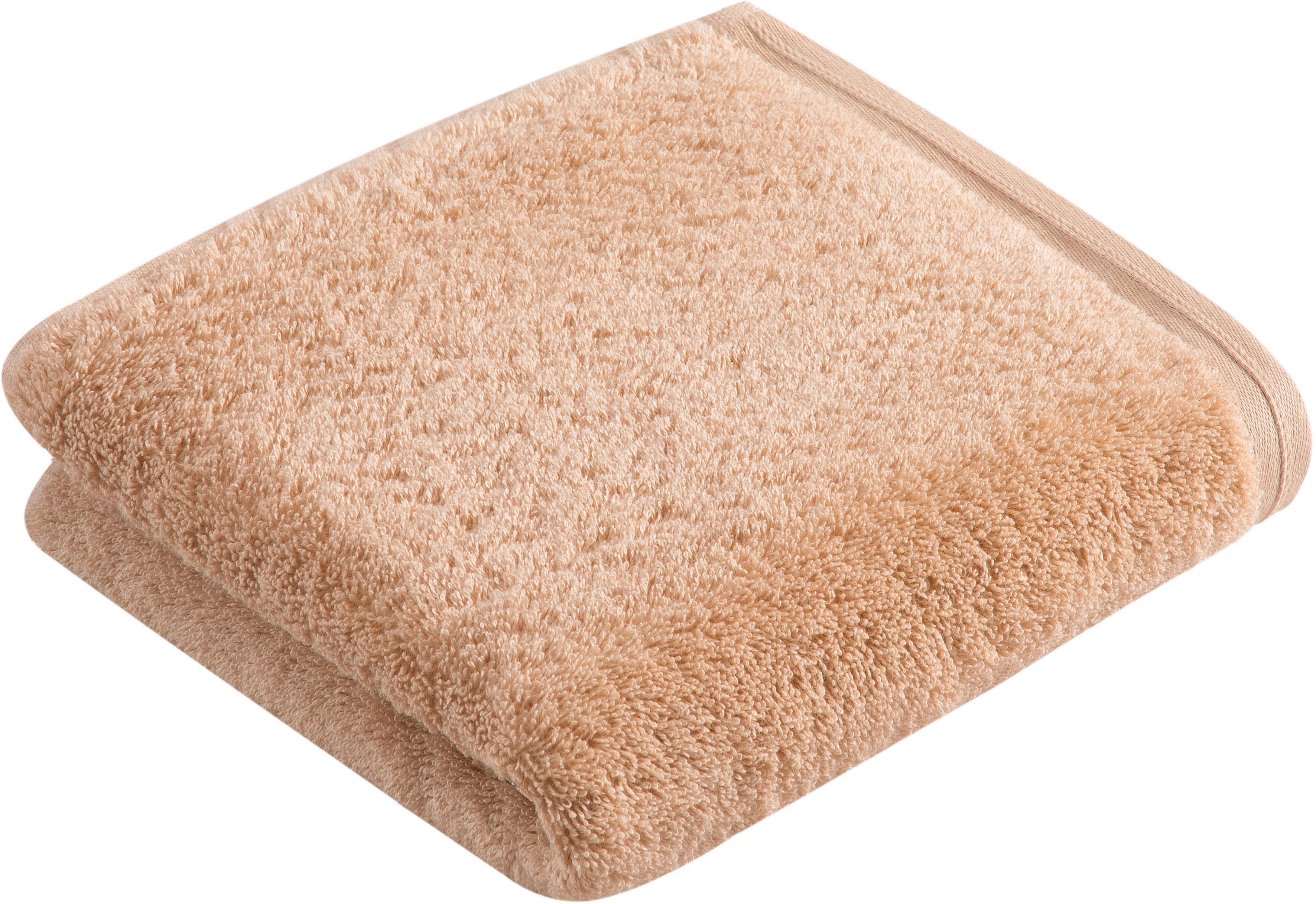 Vossen Handtuch Vegan Life, Webfrottier (2-St), 100% vegan