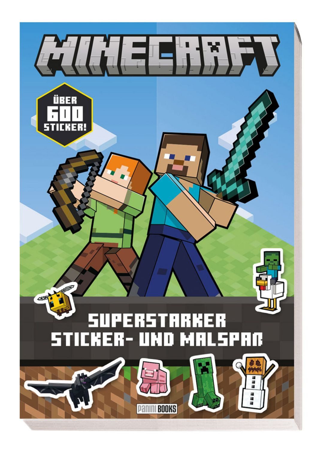 Minecraft: Superstarker Sticker- und Malspaß / Panini