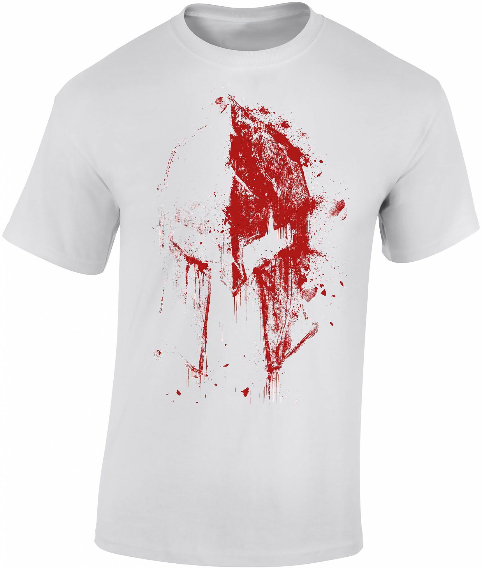 Print-Shirt Sparta T-Shirt: "Sparta Bluthelm"