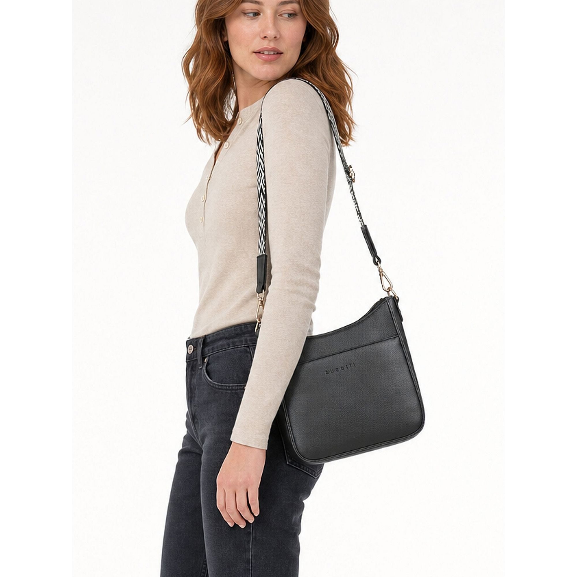 bugatti Schultertasche Mare 3.0, Polyurethan