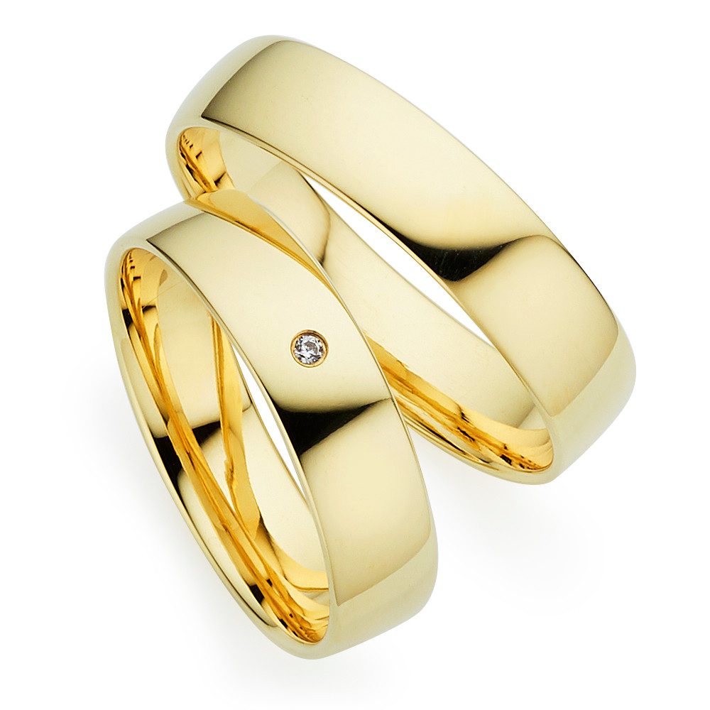 Phönix Trauring Ювелирные изделия Partnerring Ehering Verlobungsring Freundschaftsring, Made in Germany - wahlweise mit oder ohne Brillant