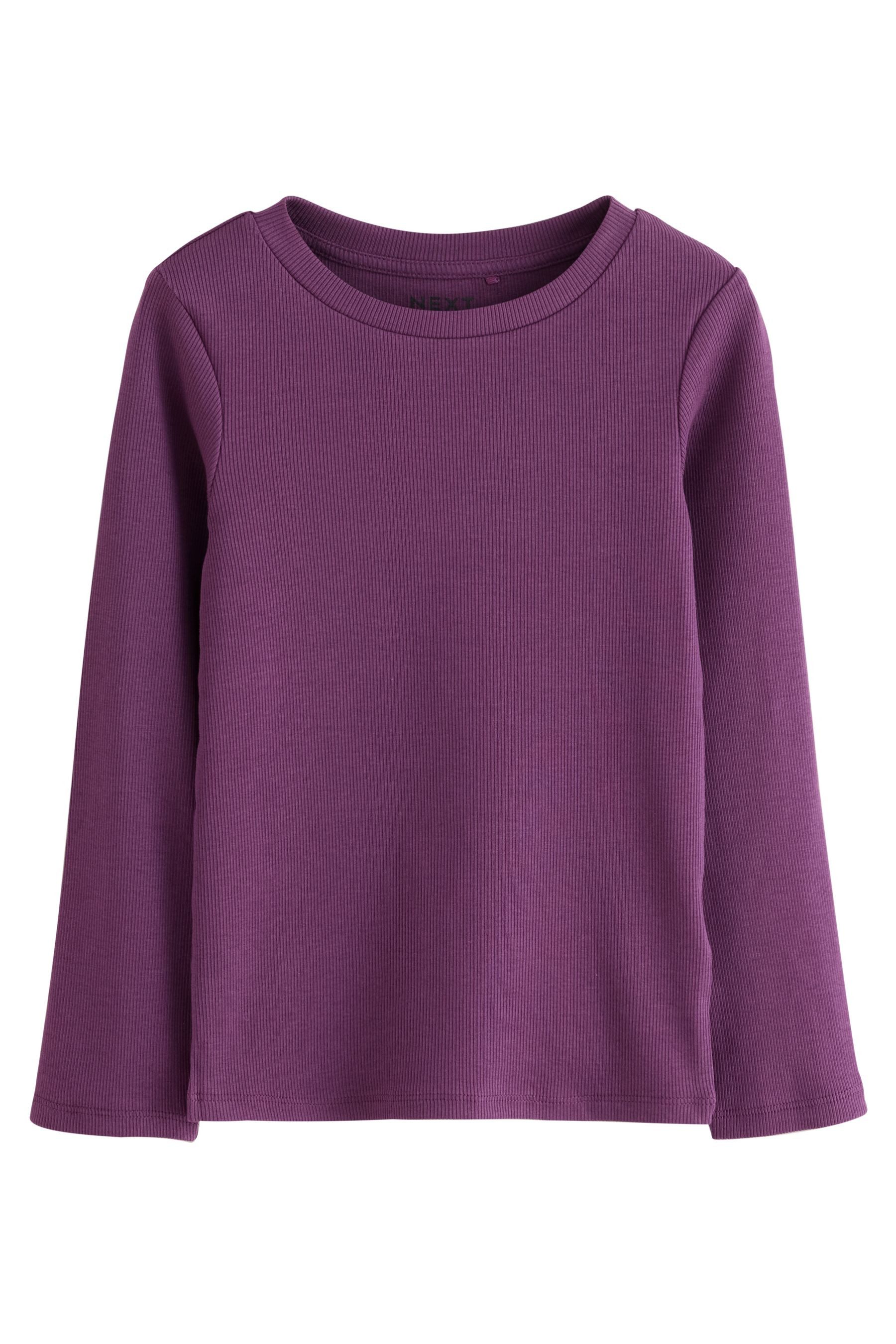 Next Langarmshirt Geripptes Langarmshirt (1-tlg) günstig online kaufen