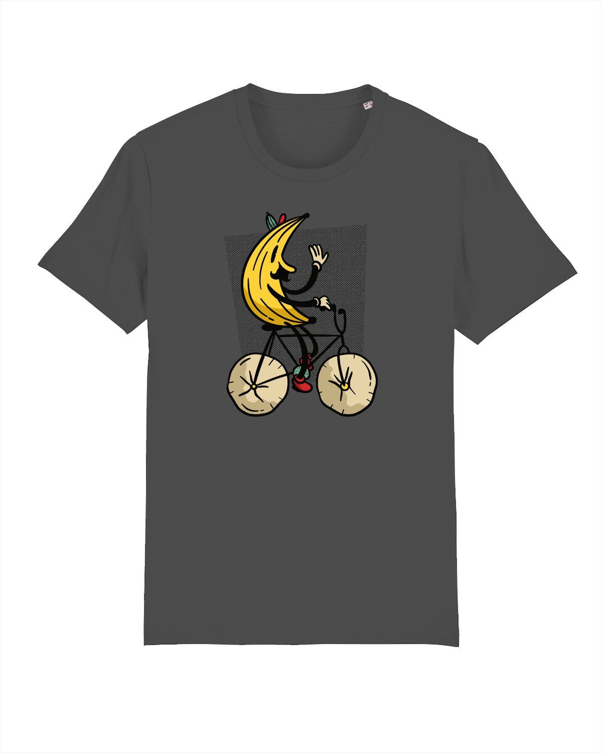 wat? Apparel Print-Shirt Banana Rider (1-tlg) antrazit