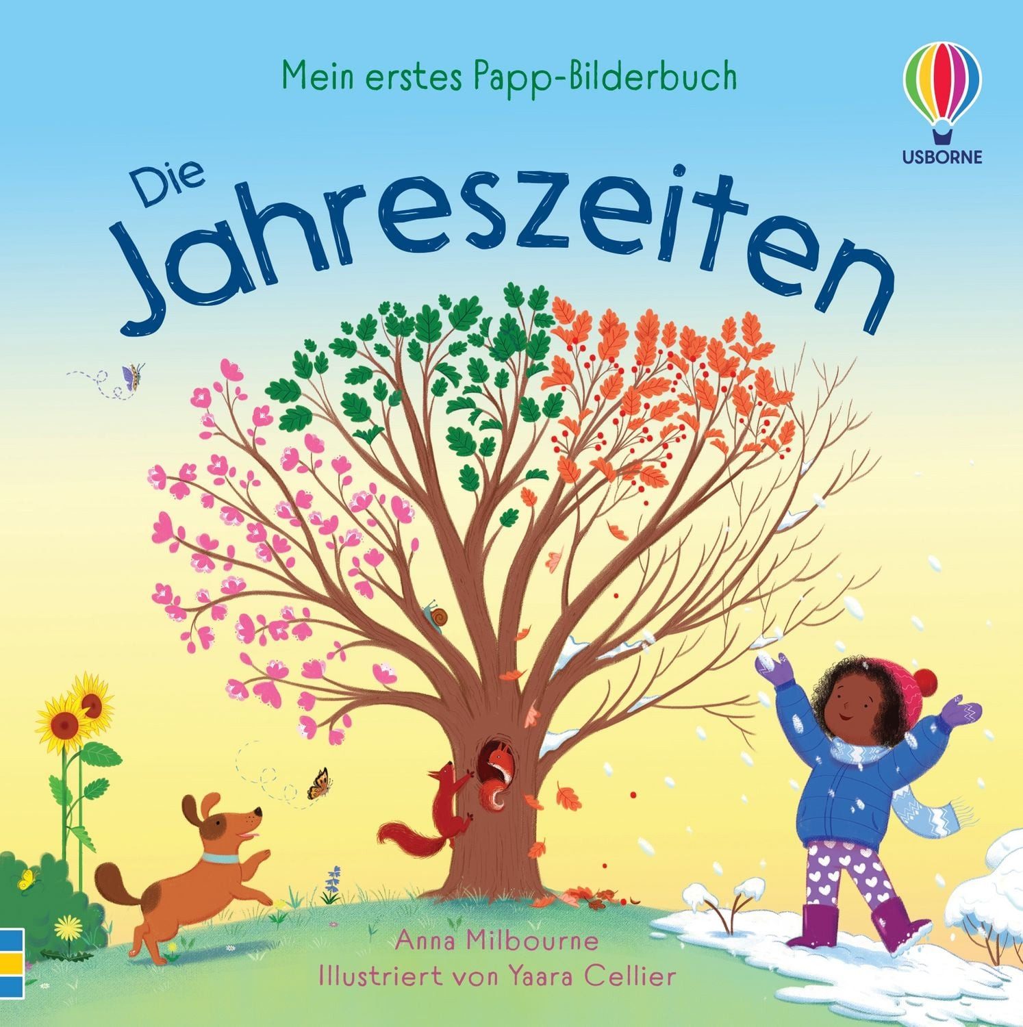 Mein erstes Papp-Bilderbuch: Die Jahreszeiten / Anna Milbourne, zum ersten Mal die Jahreszeiten kennenlernen – für Kinder ab 2 Jahren