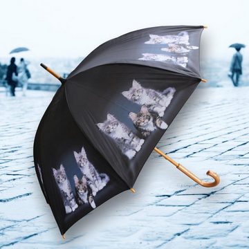 Mars & More Stockregenschirm Mars & More Regenschirm Kätzchen Maine Coon