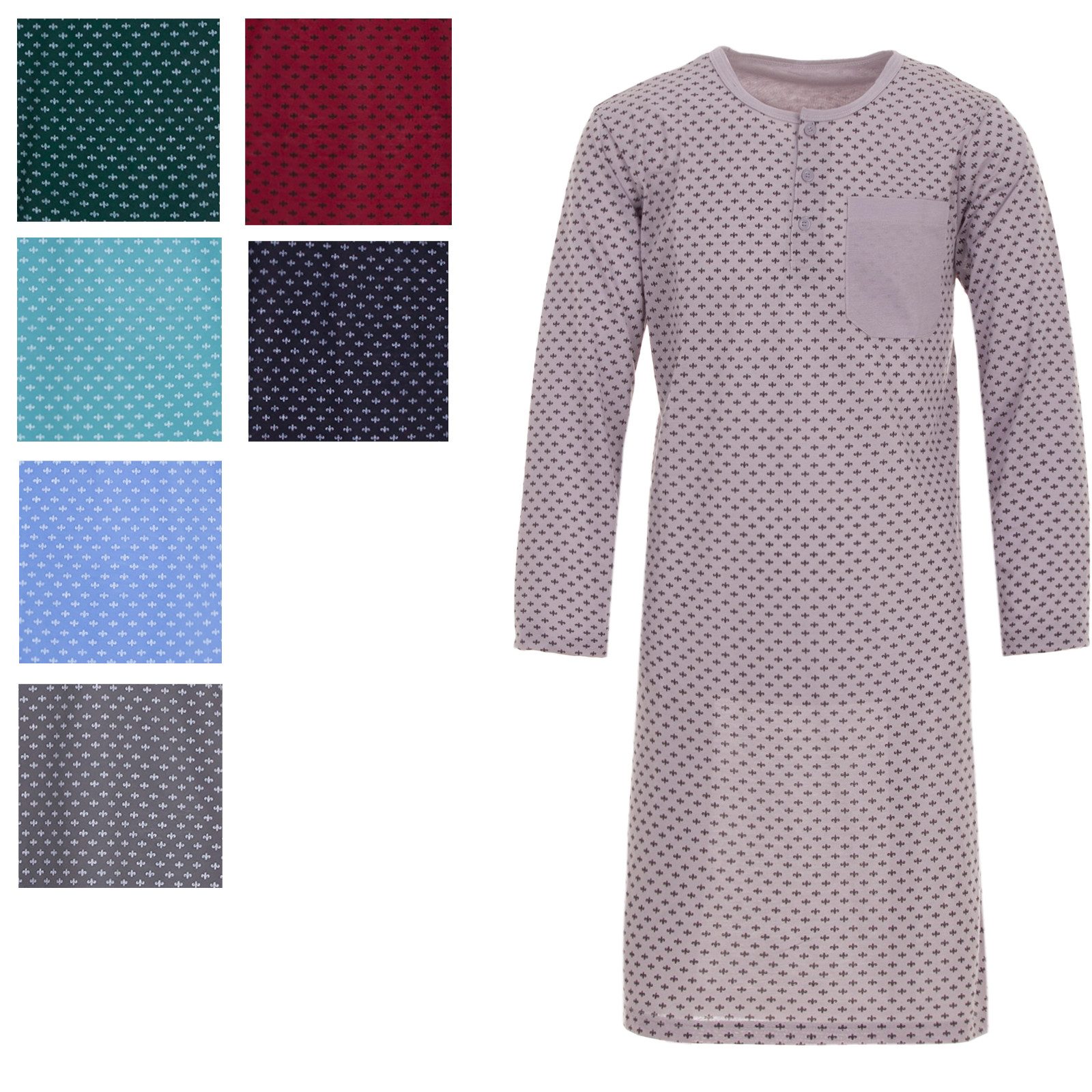 Lucky Nachthemd Nachthemd Langarm - Emblem