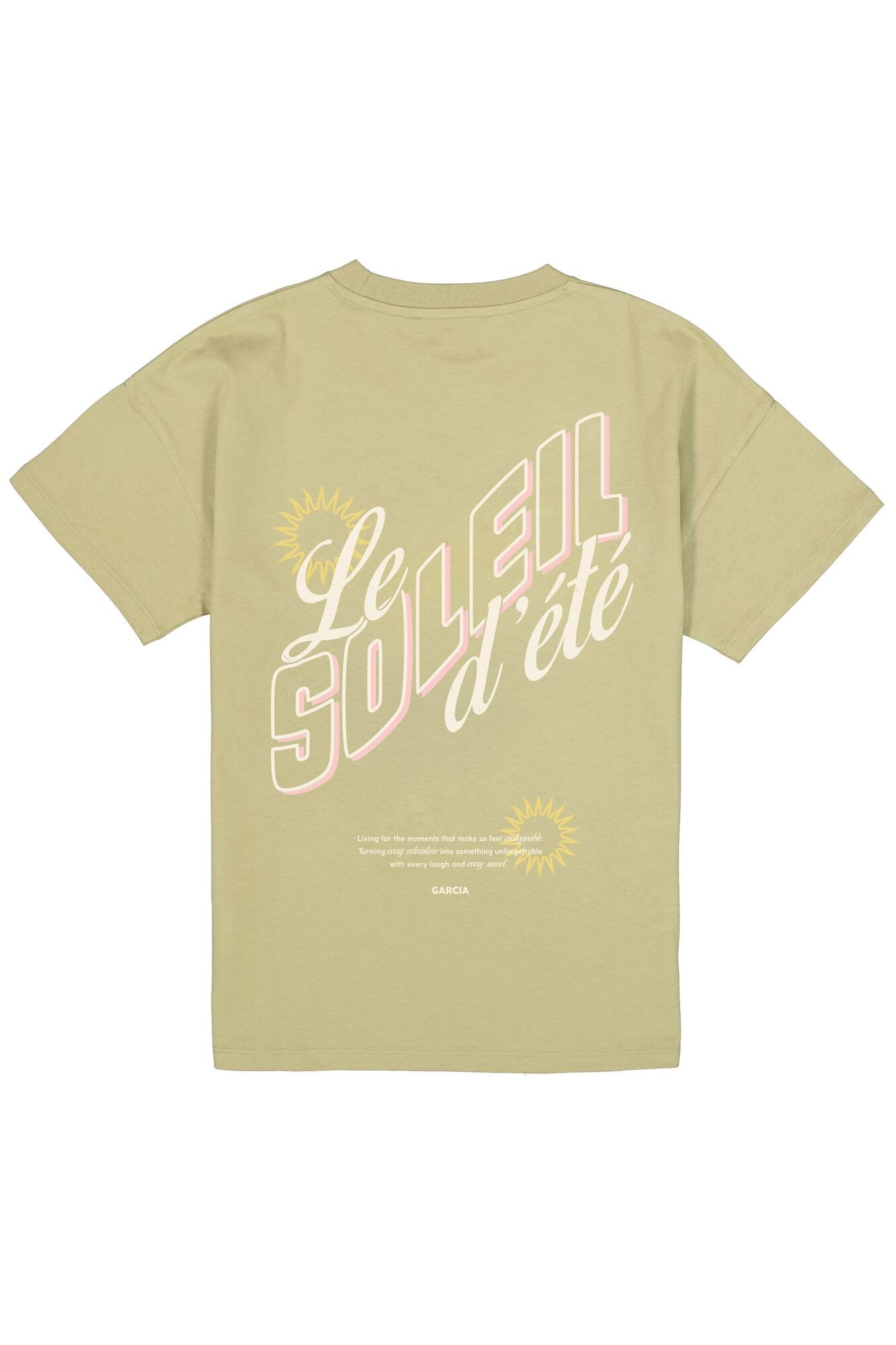 Garcia T-Shirt kurzarm mit Rückenprint
