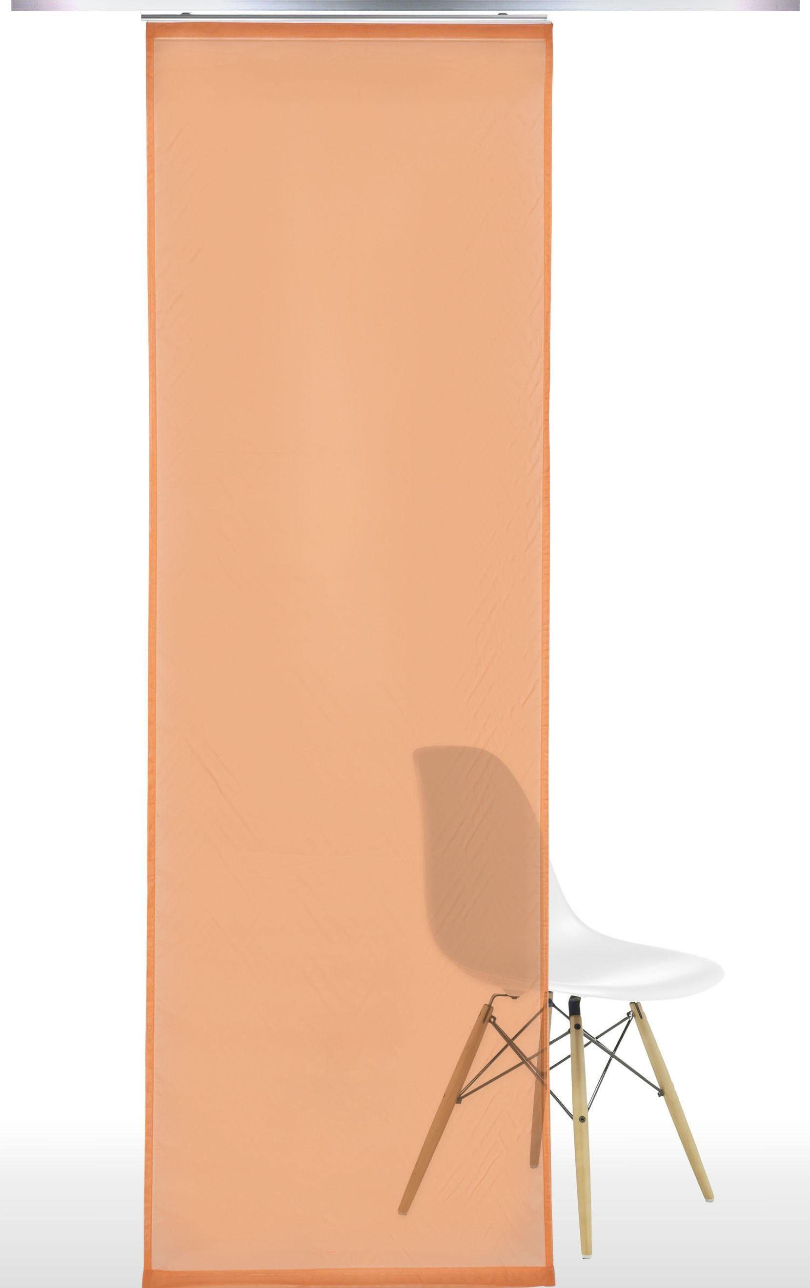 Liedeco Schiebegardine, Klettband (1 St), transparent, günstig online kaufen