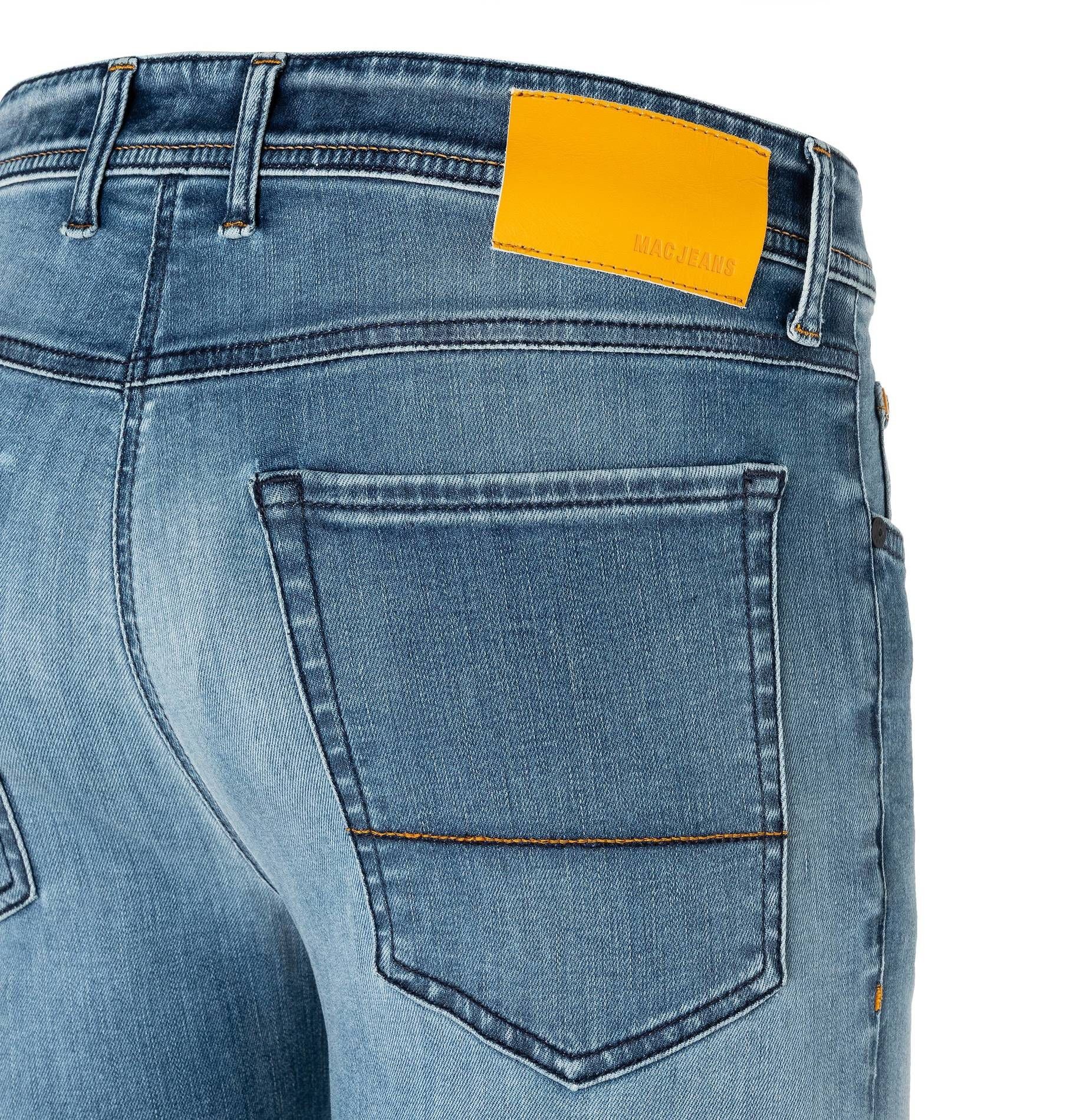 MAC 5-Pocket-Jeans "Macflexx Jeans (81) Herren stoned blue (1-tlg) Denim"