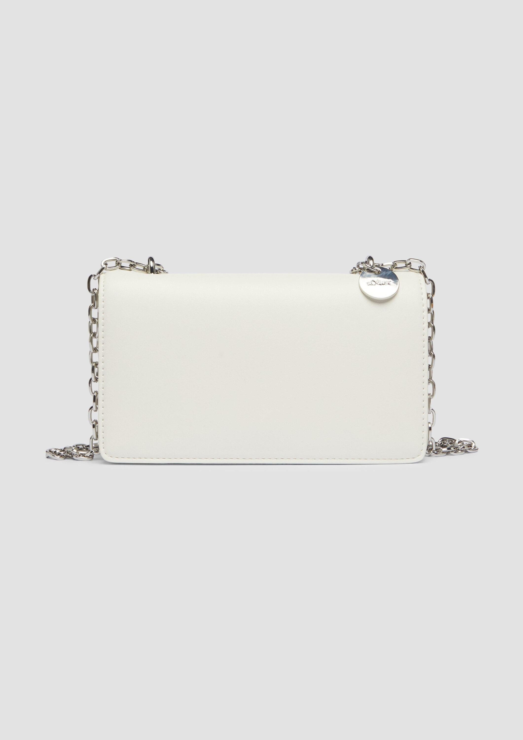 s.Oliver Umhängetasche Tasche, Crossbody-Bag in Leder-Optik mit Kettenriemen