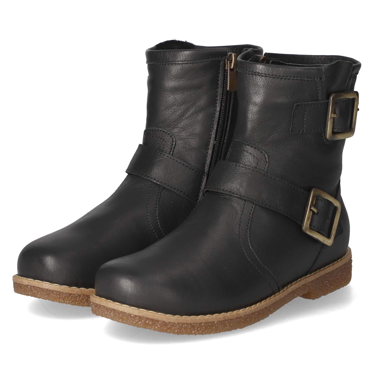 Charlotte of sweden 0342924/002 Damen Glattleder black Schlupfstiefel