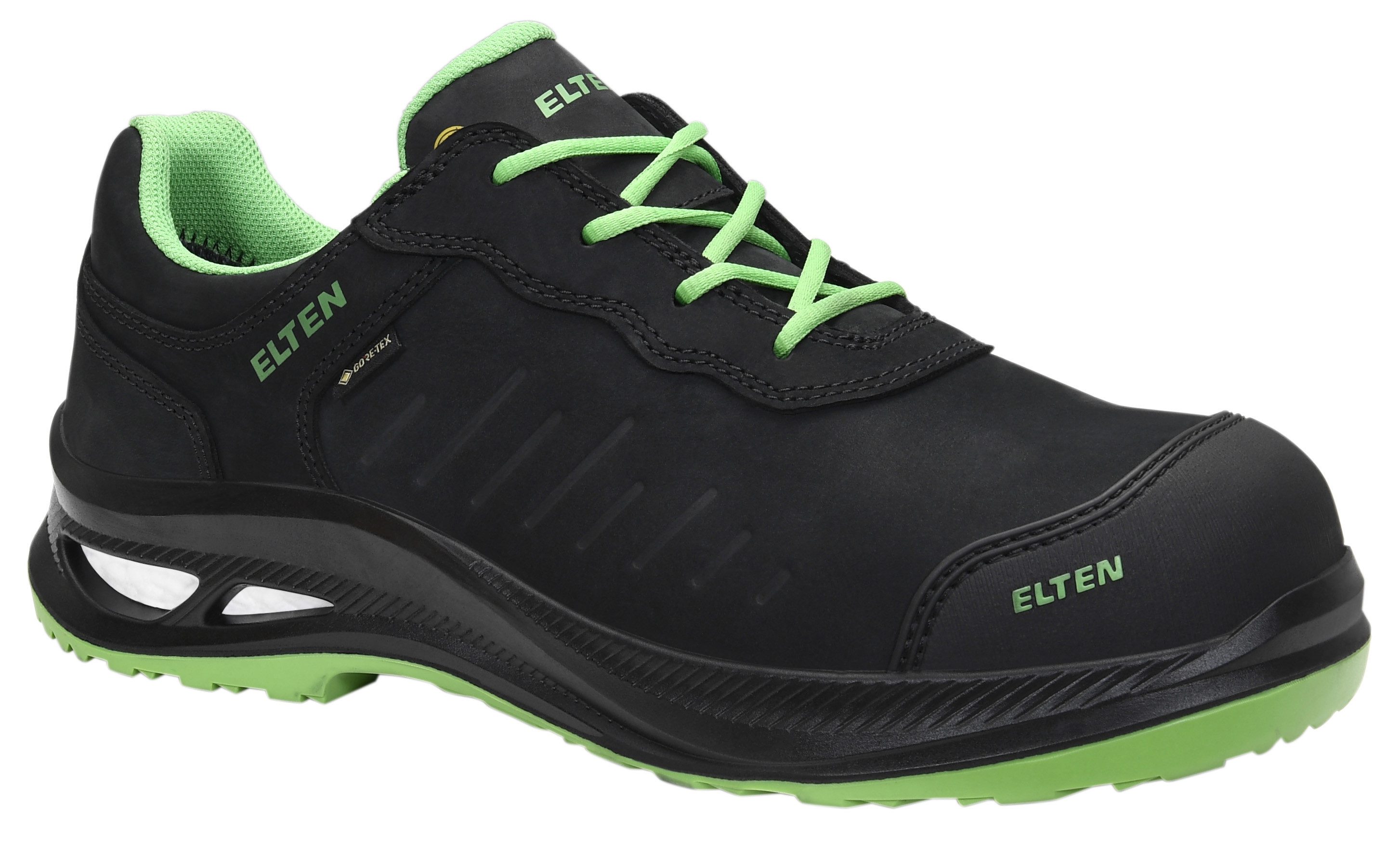 ELTEN STEWART XXG Pro GTX black-green Low ESD S3 HI CI Sicherheitsschuh (Schuhkarton, Paar)