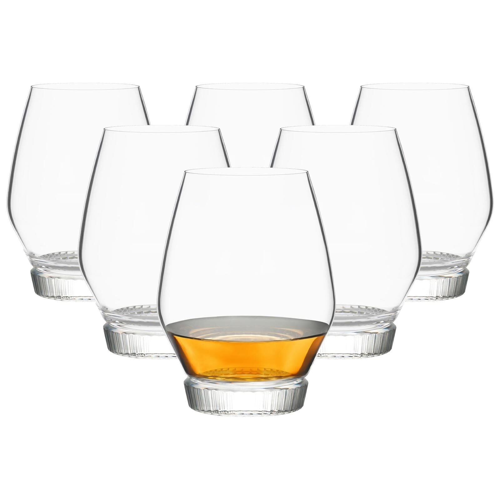 RIEDEL THE WINE GLASS COMPANY Whiskyglas All American Bourbon Gläser 250 ml 6er Set, 6-tlg., Glas