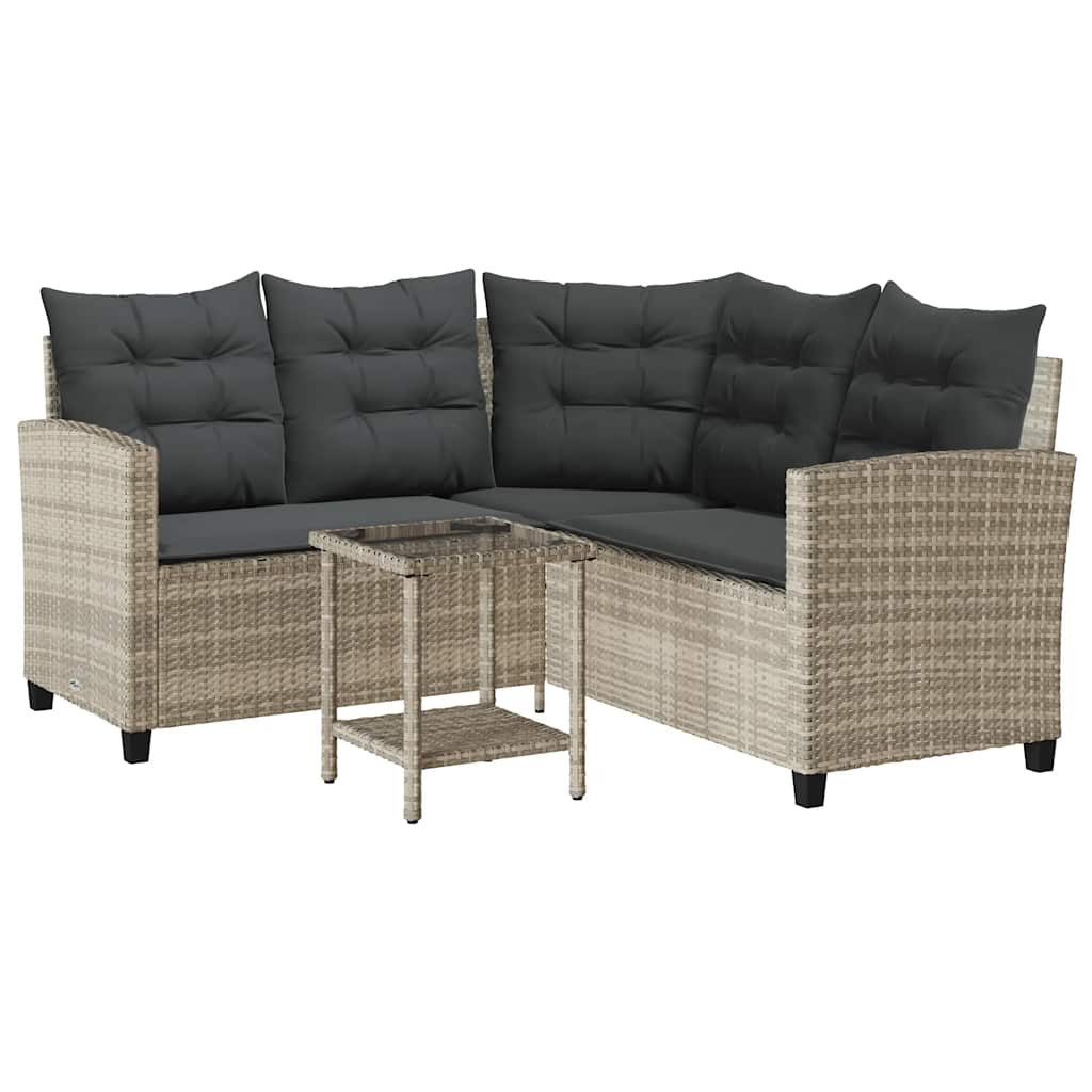 vidaXL Loungesofa Gartensofa in L-Form mit günstig online kaufen