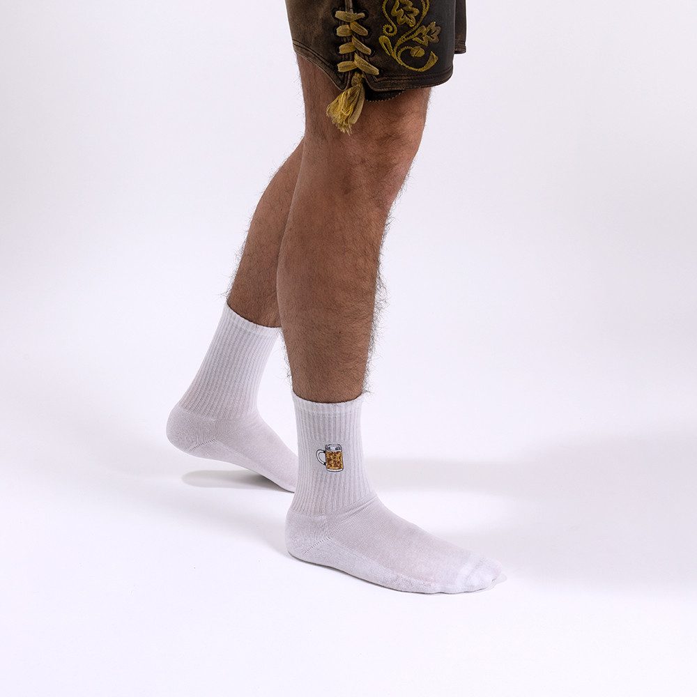OCCULTO Basicsocken Damen & Herren Motiv Tennissocken 3er Pack (Modell: Robin) (3-Paar) – Bild 2 von 5