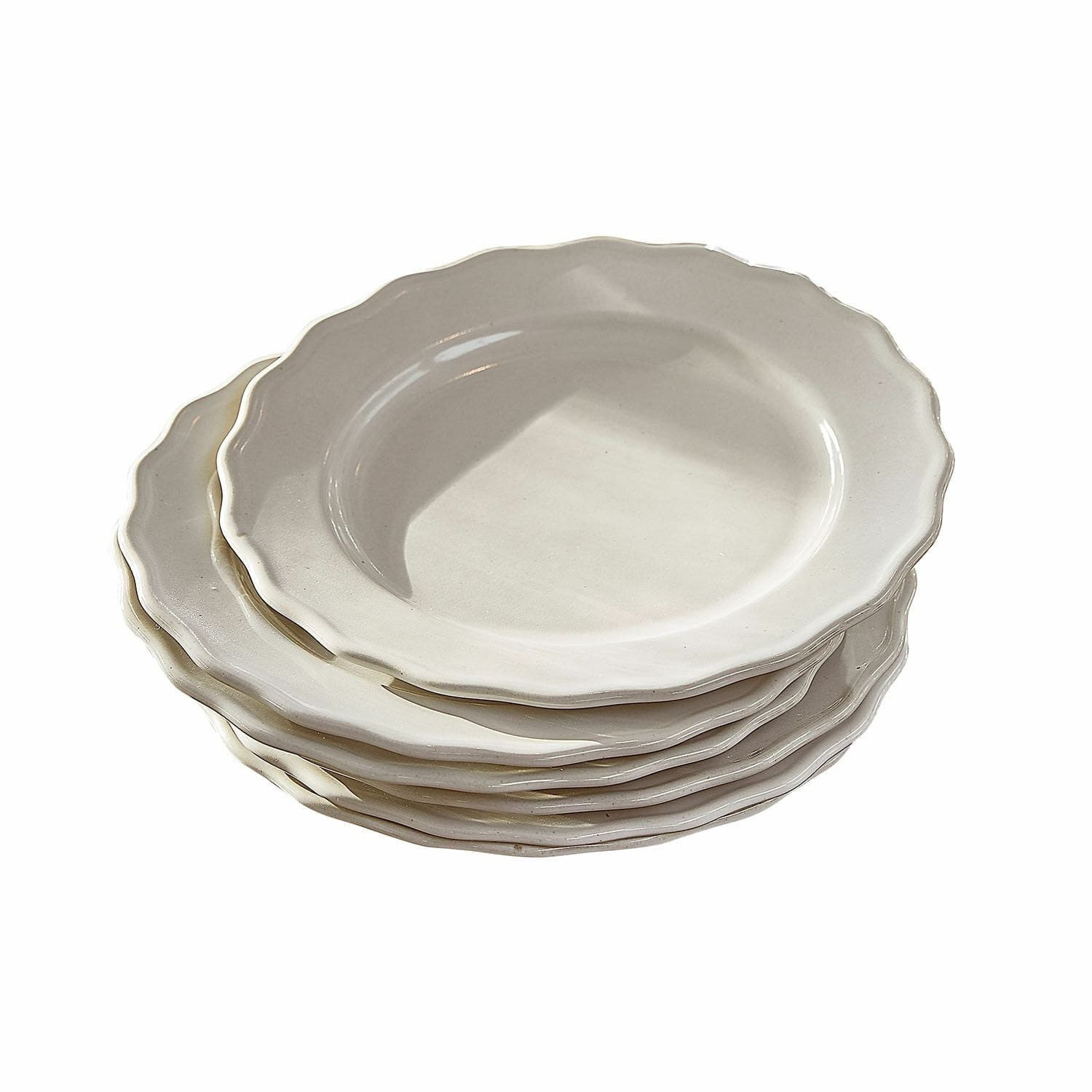 Mirabeau Geschirr-Set Teller 6er Set Mallevesse weiß, Steinzeug