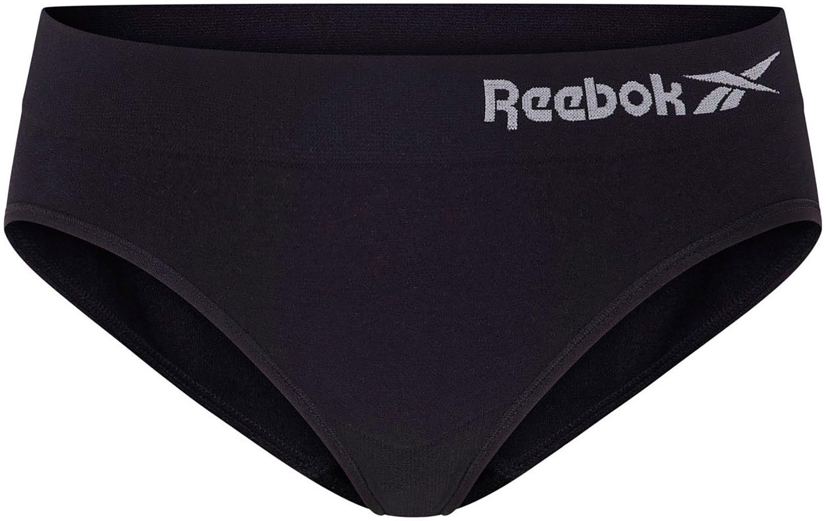 Reebok Slip RAINA (3er-Pack) ohne störende Nähte, eng, basic, bequem, mit Logo, breiter Bund