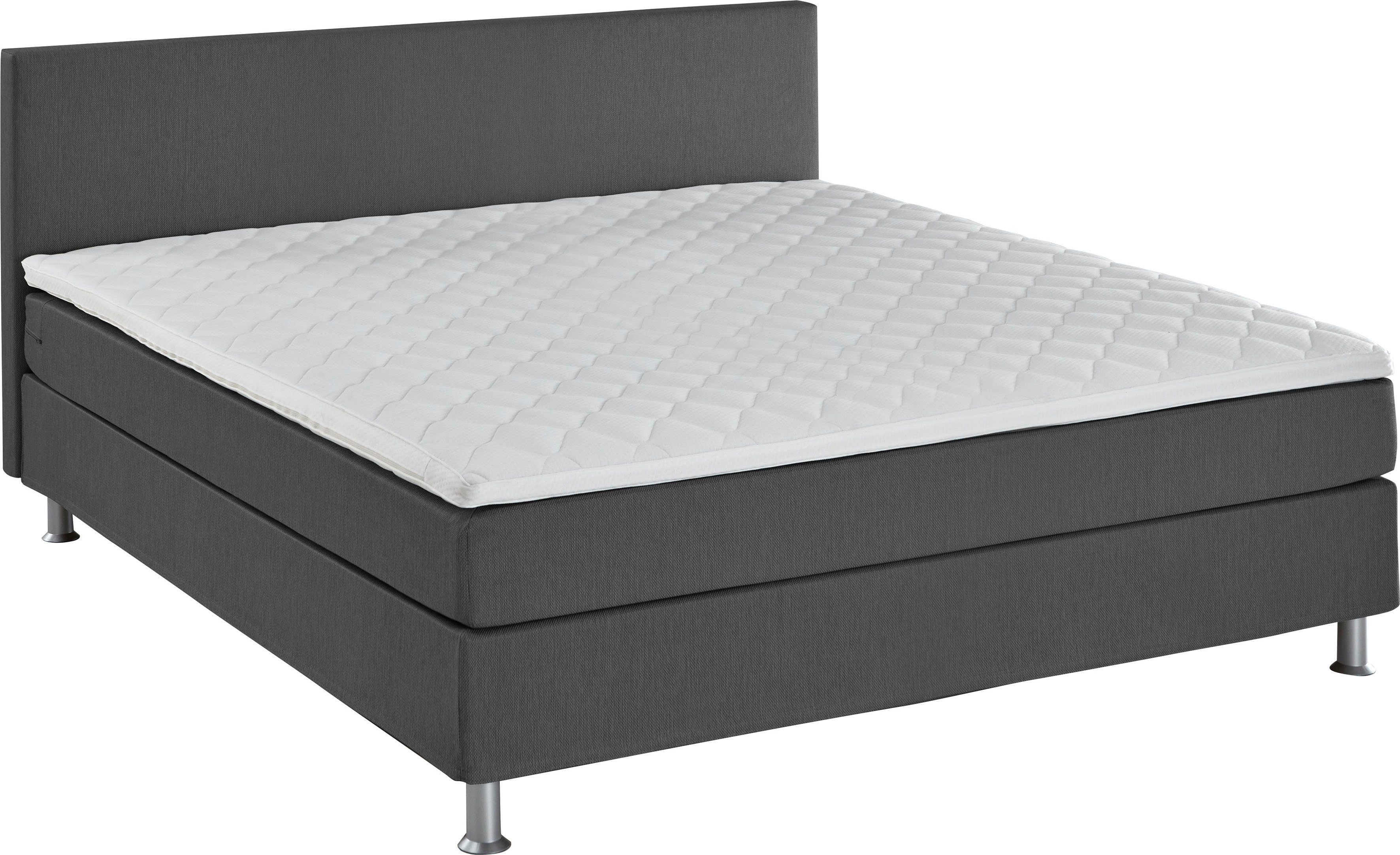 ATLANTIC home collection Boxbett Edison, inkl. Bonnellfederkern-Matratze und Topper