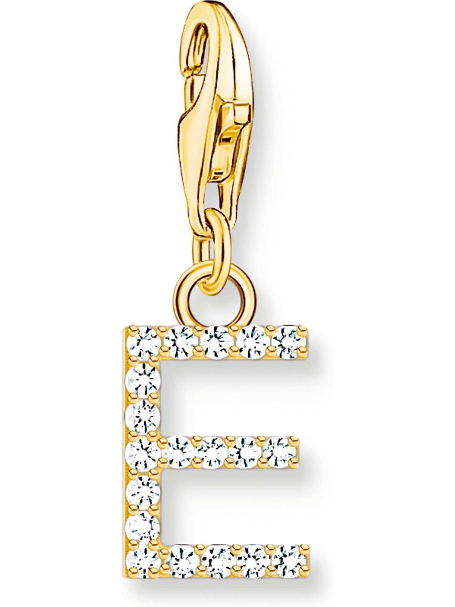 THOMAS SABO Kettenanhänger Thomas Sabo Damen-Charm 925er Silber Zirkonia