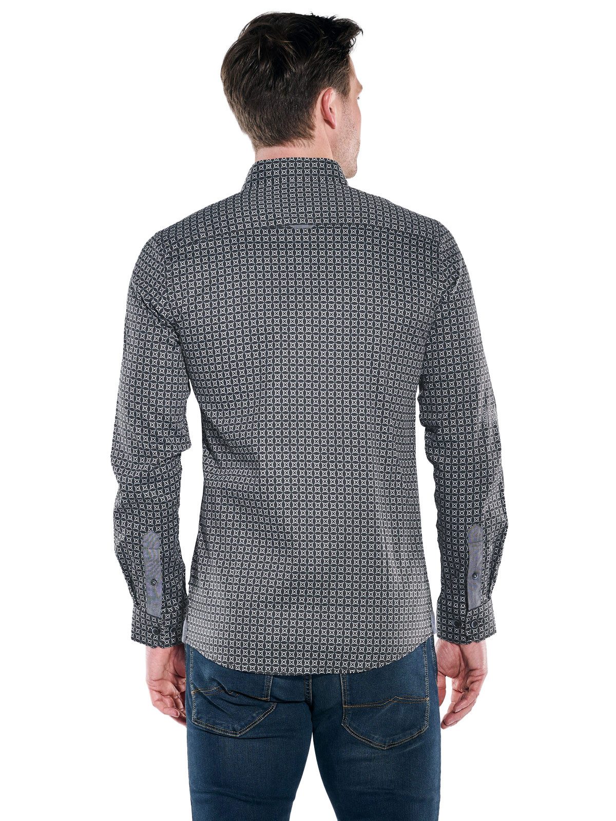 Engbers Langarmhemd engbers Herren Hemd langarm, Petrolgruen günstig online kaufen