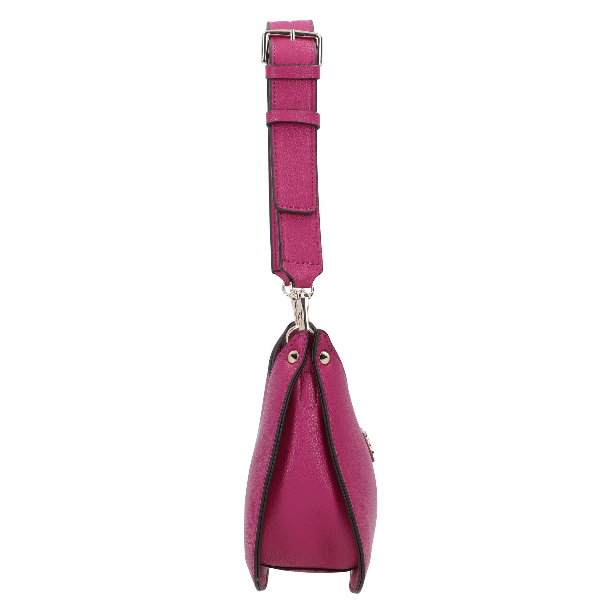 Schultertasche Polyurethan boysenberry Guess Meridian,