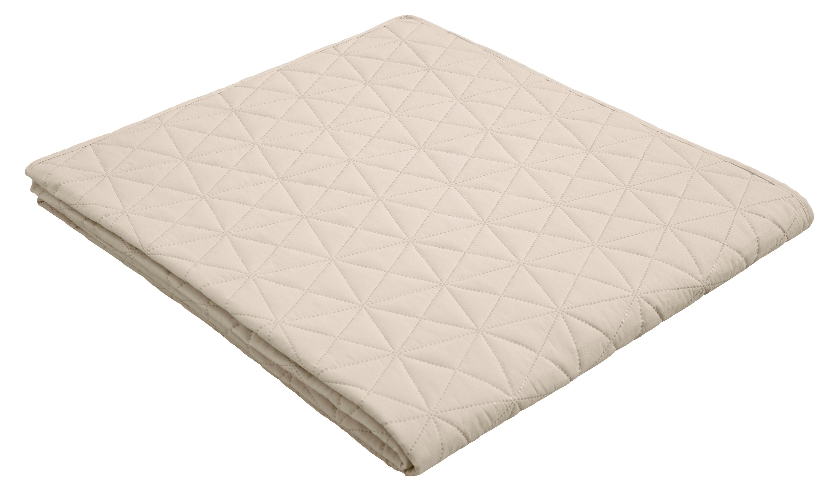 OTTO home Tagesdecke Tesso, unifarben mit grafischem Muster – Bild 2 von 4