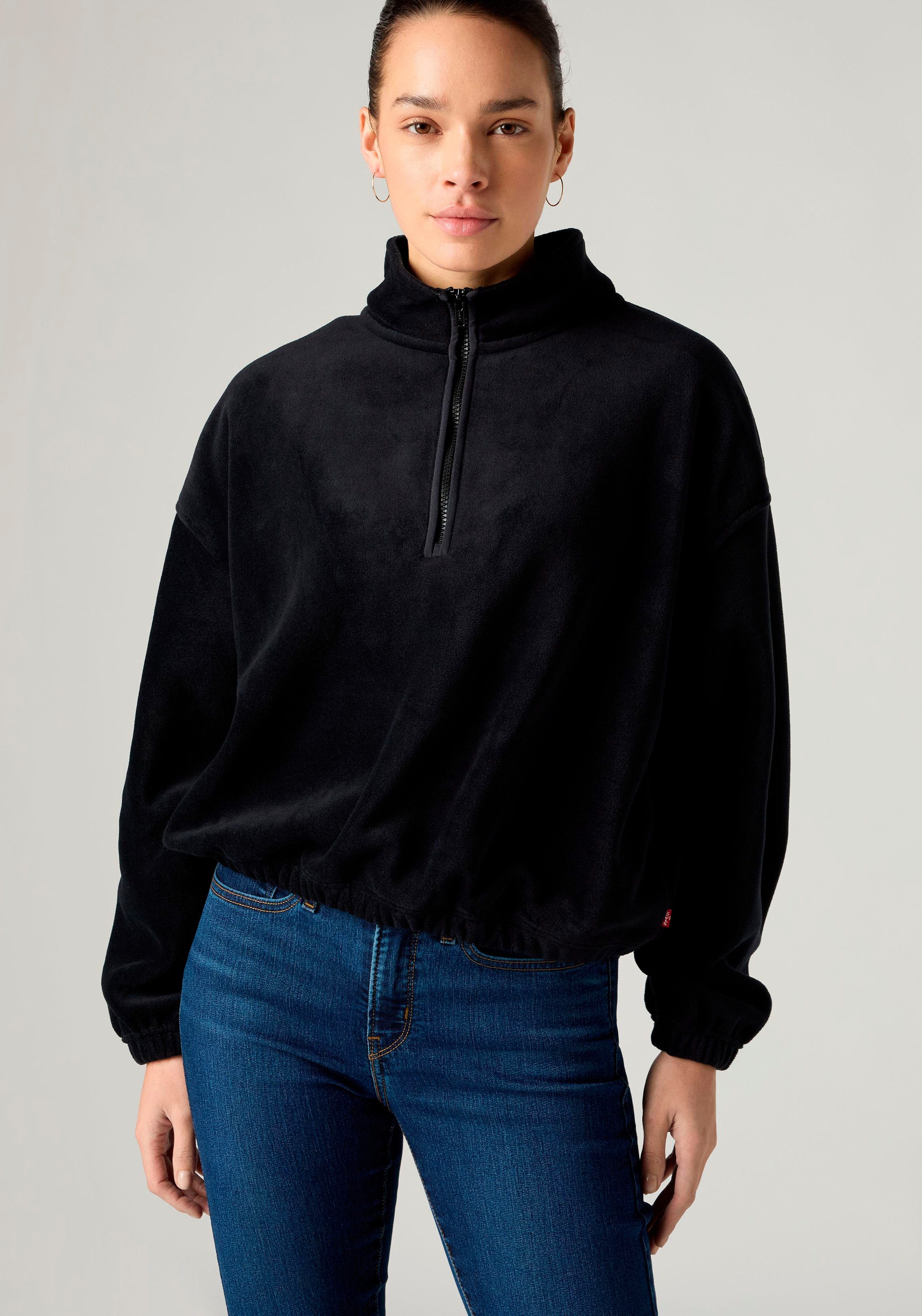 Levi's® Fleecepullover LSE_DELTA 1/4 ZIP Pflegeleichte Fleece- Qualität – Bild 2 von 5