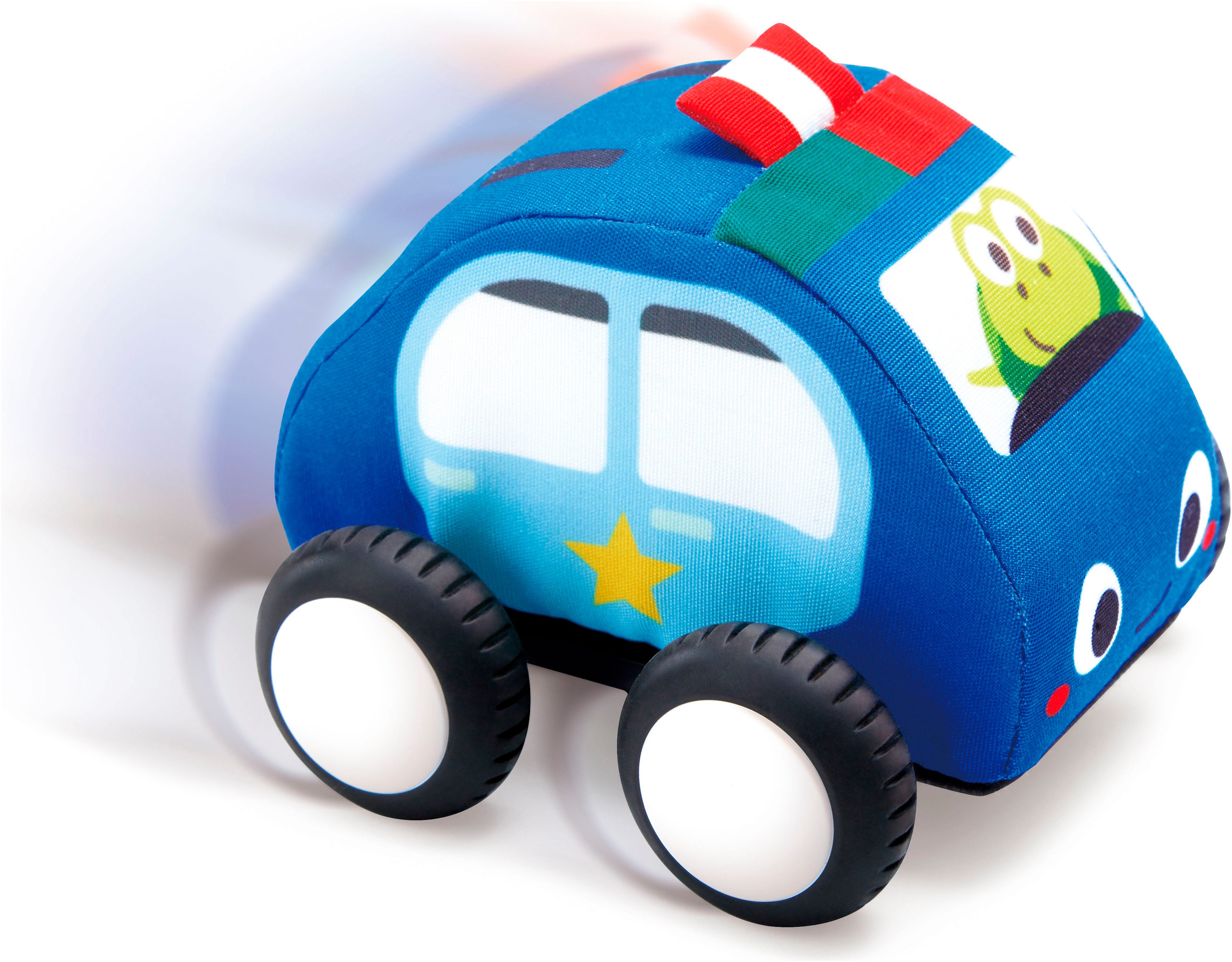 Hape Spielzeug-Auto Plüschauto-Set mit Rückziehmotor, (Set)