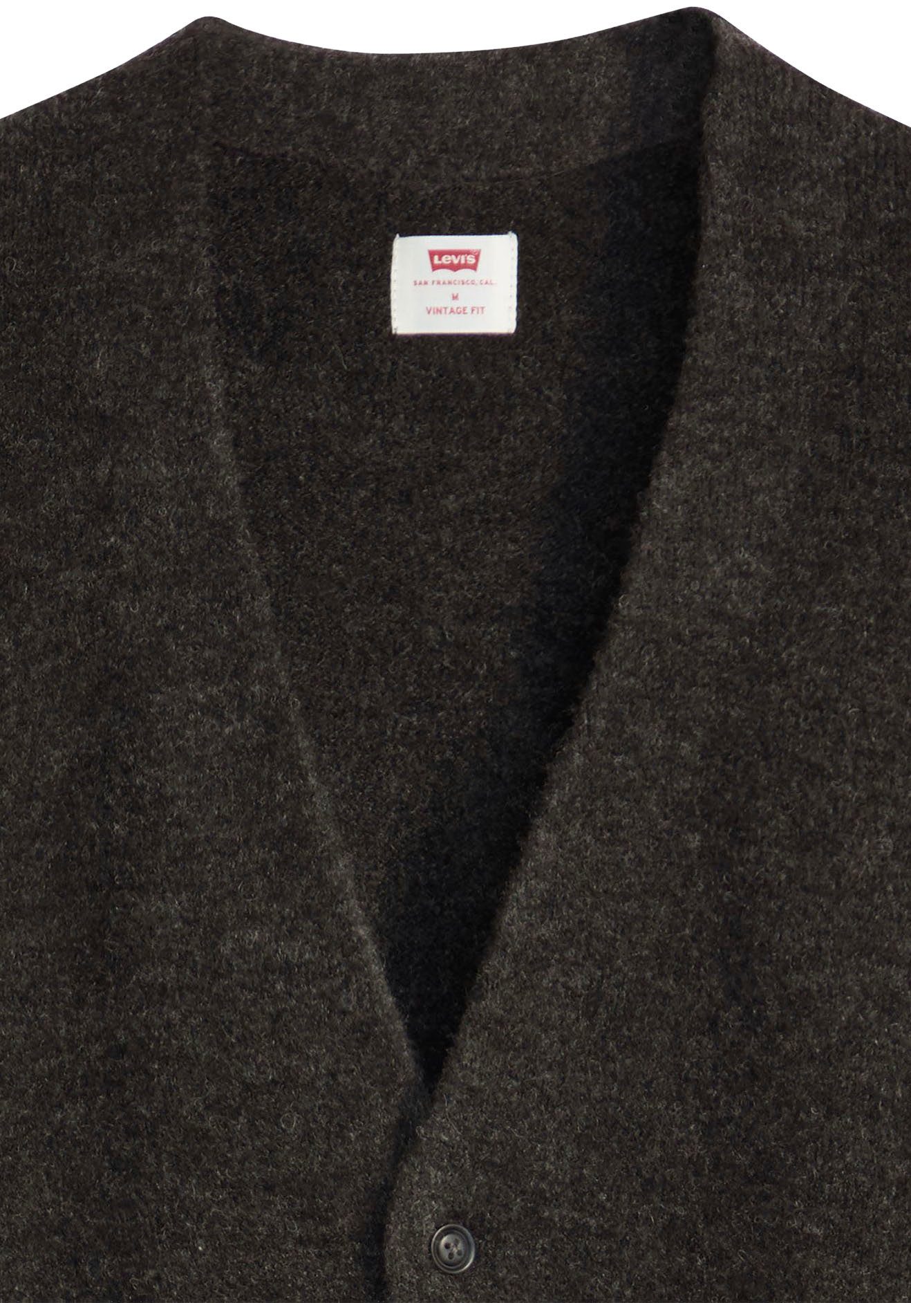 Levi's® Strickjacke Legere Passform, pflegeleichter Materialmix