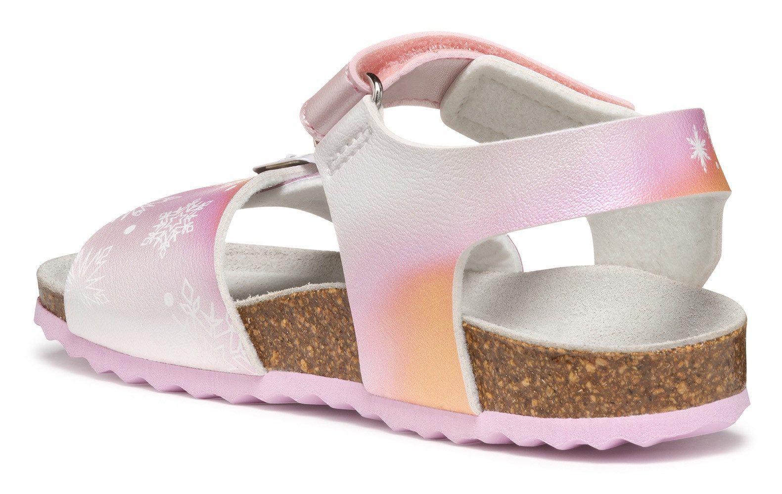 Geox J ADRIEL GIRL Sandale, Sommerschuh, Klettschuh mit Elsa-Motiv