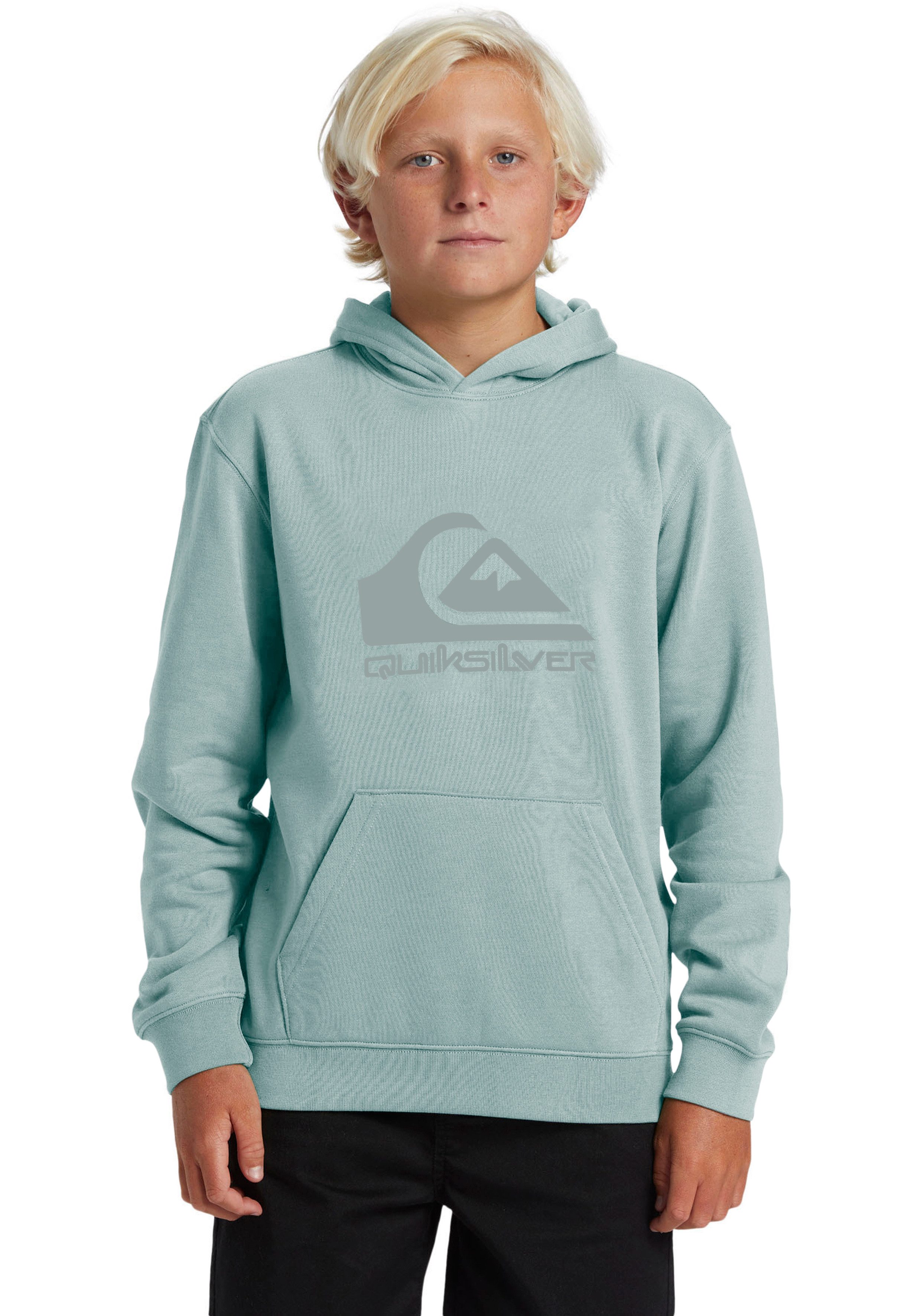 Quiksilver Kapuzensweatshirt COMP LOGO HOODIE YOUTH für Teens, aus Baumwolle und Polyester, in den Größen 10 bis 16