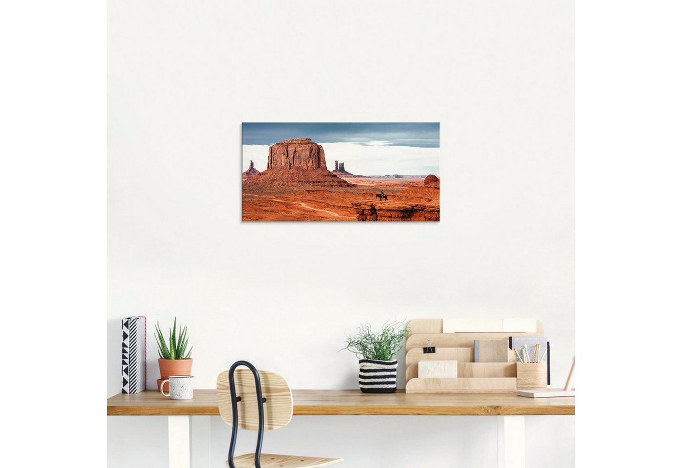 Artland Glasbild »Colorado - Utah Monument Valley«, Amerika (1 Stück)-HomeTrends