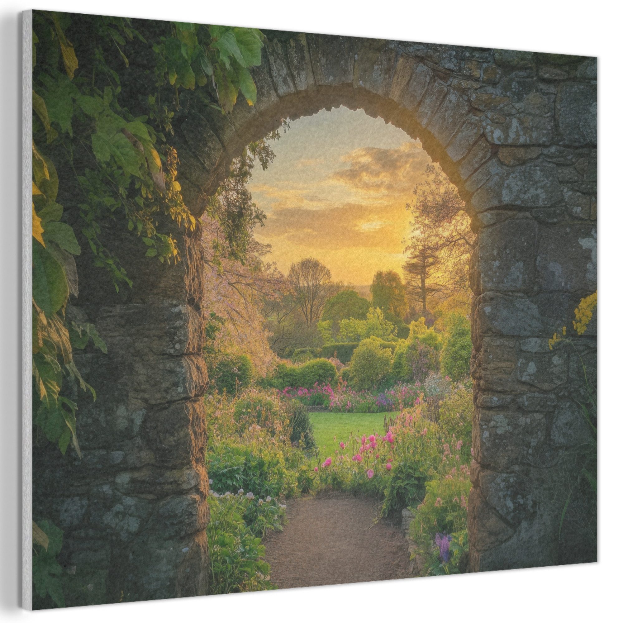 MuchoWow Gemälde Tor - Pflanzen - günstig online kaufen