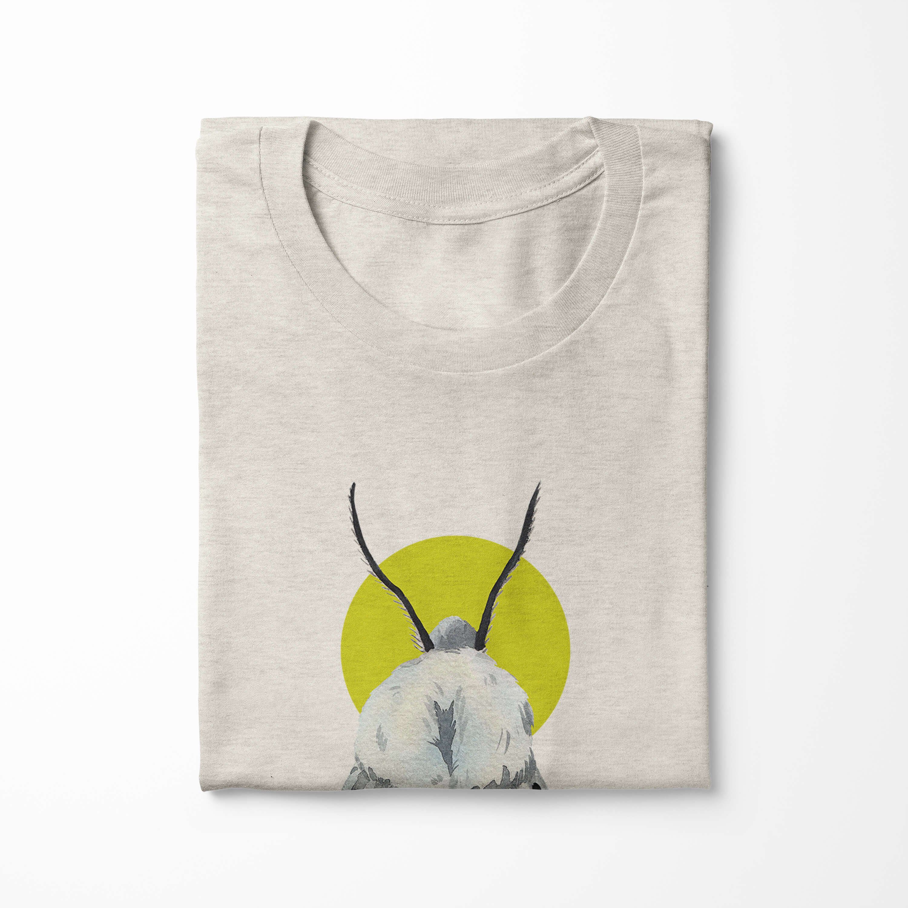 T-Shirt Organic (1-tlg) Ökomode Farbe Motte Shirt Sinus Nachhaltig Herren Art T-Shirt Bio-Baumwolle Motiv 100% Aquarell